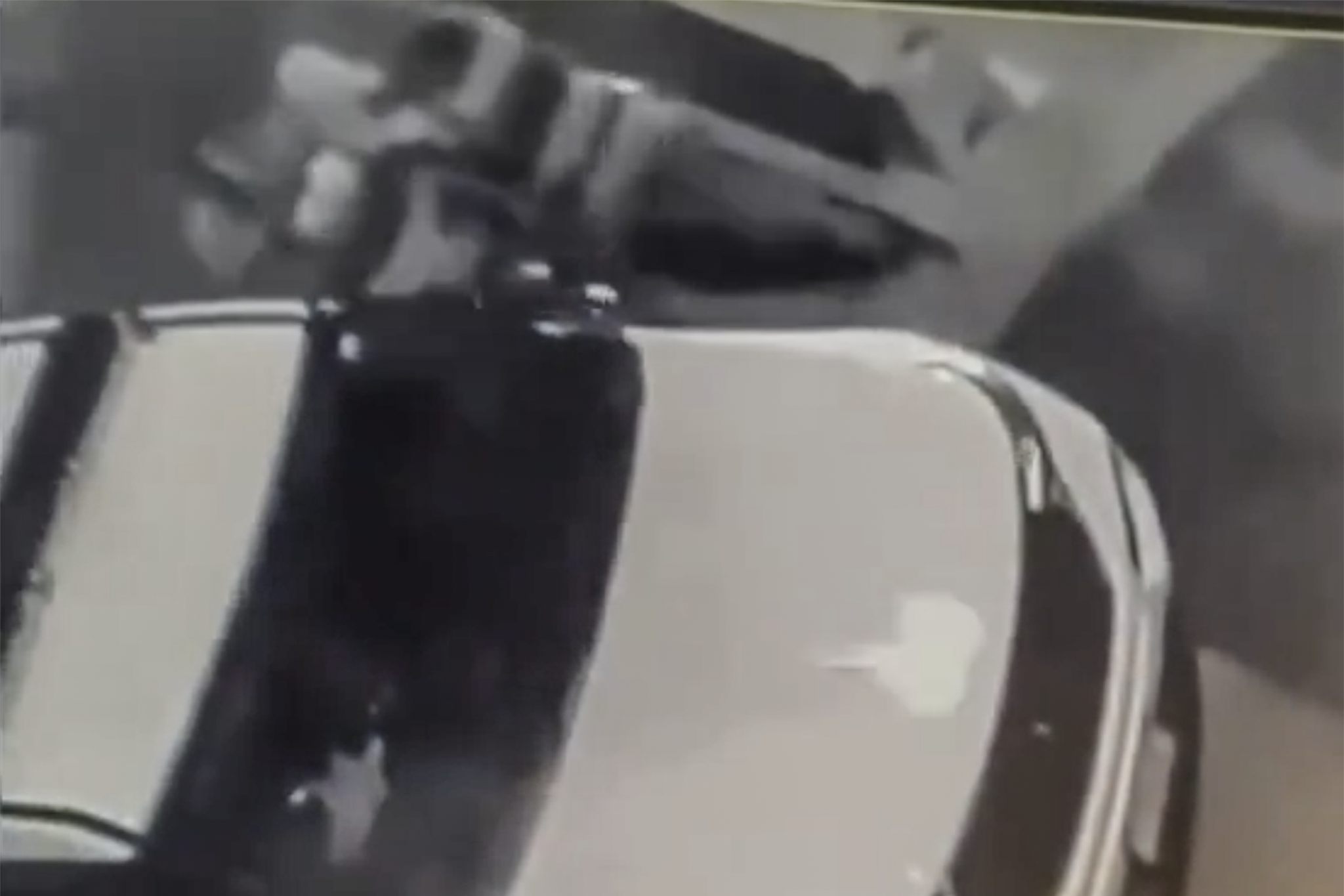 Surveillance footage from May 21 reveals the moment the altercation broke out between the two Supreme Court agents