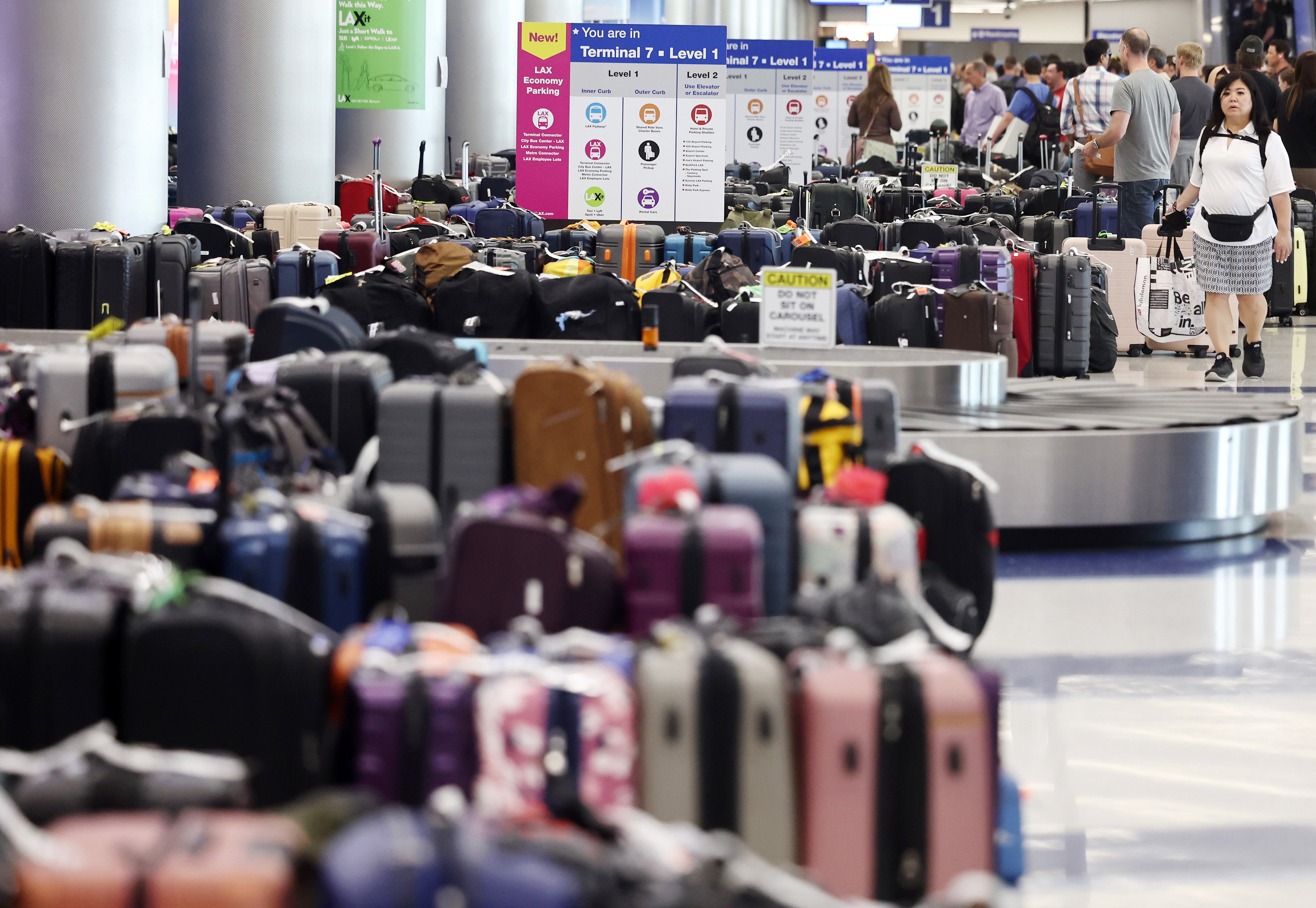 American, Delta and United — the top three U.S. airlines — each brought in over $1 billion from checked bag fees in 2024, according to federal data.
