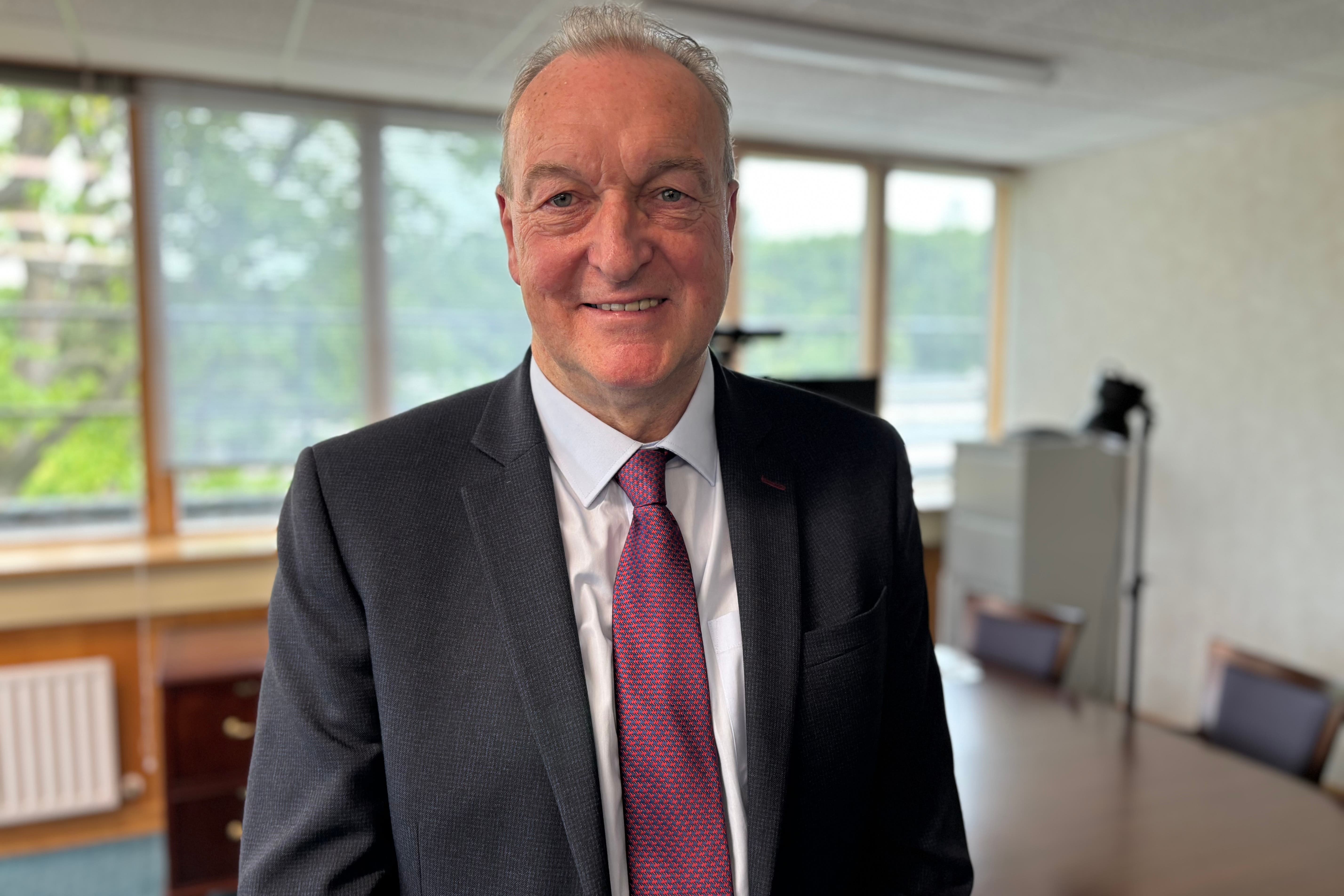 Mike Farrar, permanent secretary of the Department of Health in Northern Ireland at the department headquarters in Castle Buildings, Stormont Estate, east Belfast (Rebecca Black/PA)