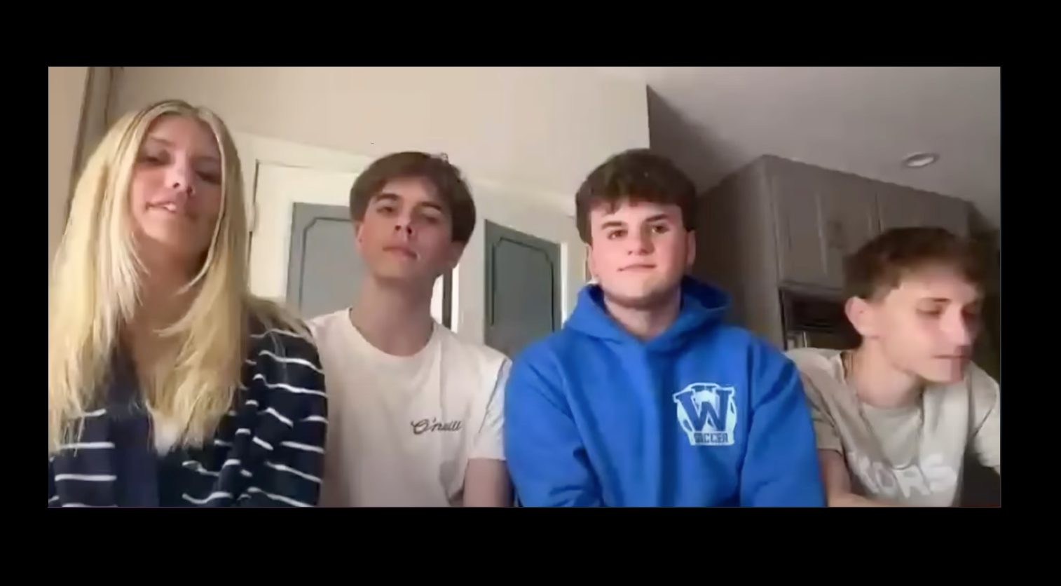 Morgan Randall, Aiden Kane, Tyler Sojda, and Donato Jellenich. The teens were returning from their prom at Whitesboro High School on May 17, 2025, when they spotted a garage on fire. The teens alerted the residents of the home of the threat and helped them until first responders arrived