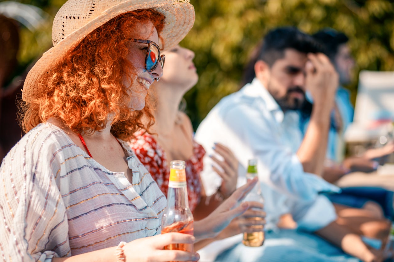 Protect your head, neck, face and ears with a wide-brimmed hat