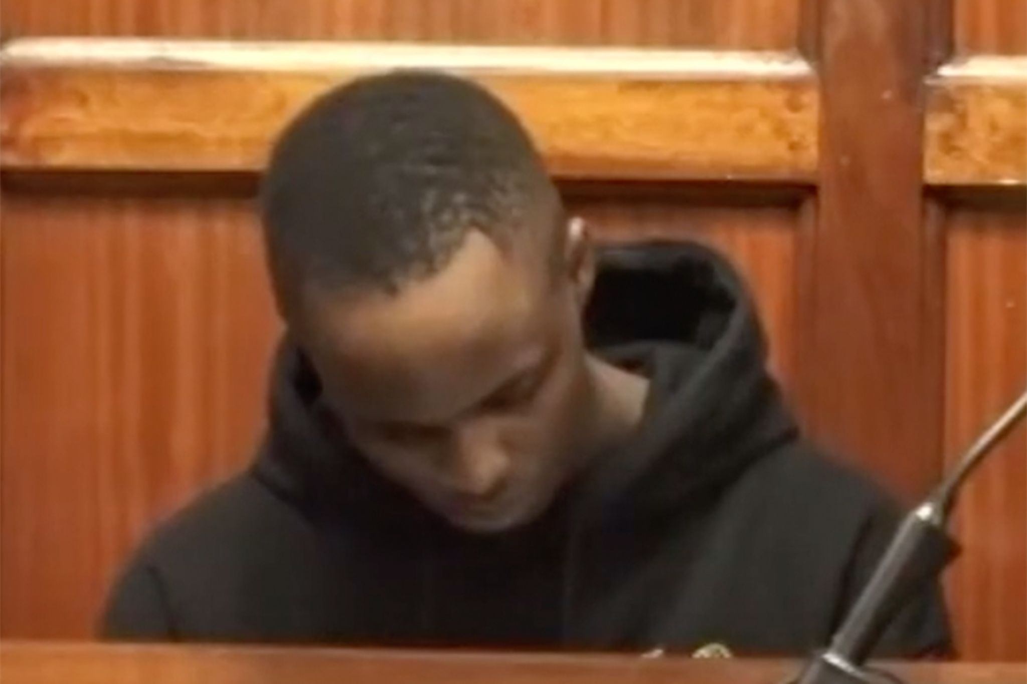 Alex Mutua was charged with murder