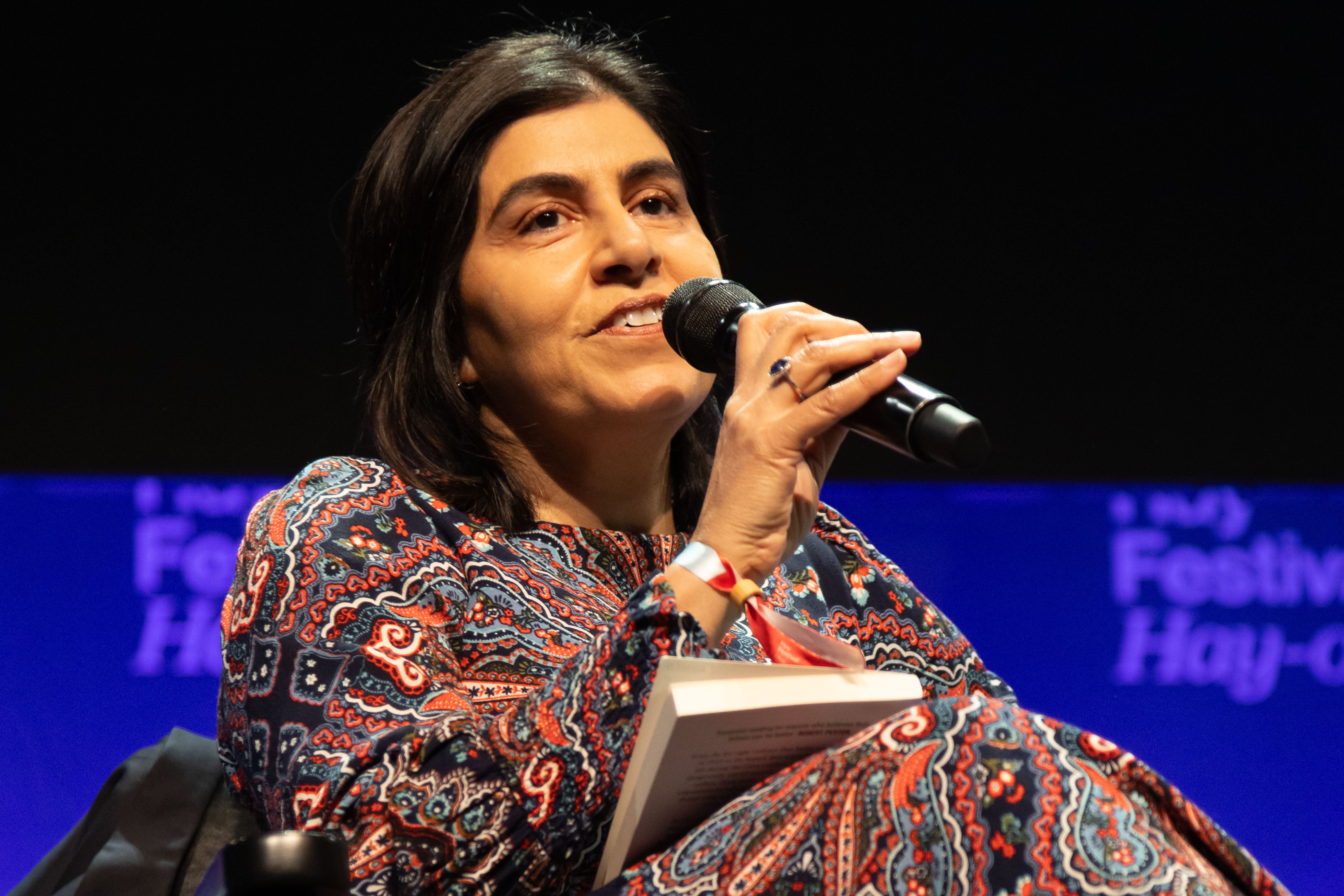Baroness Warsi spoke about Islamophobia in modern Britain at this year's Hay Festival