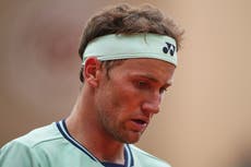 Casper Ruud hits out at rankings ‘rat race’ after shock French Open exit