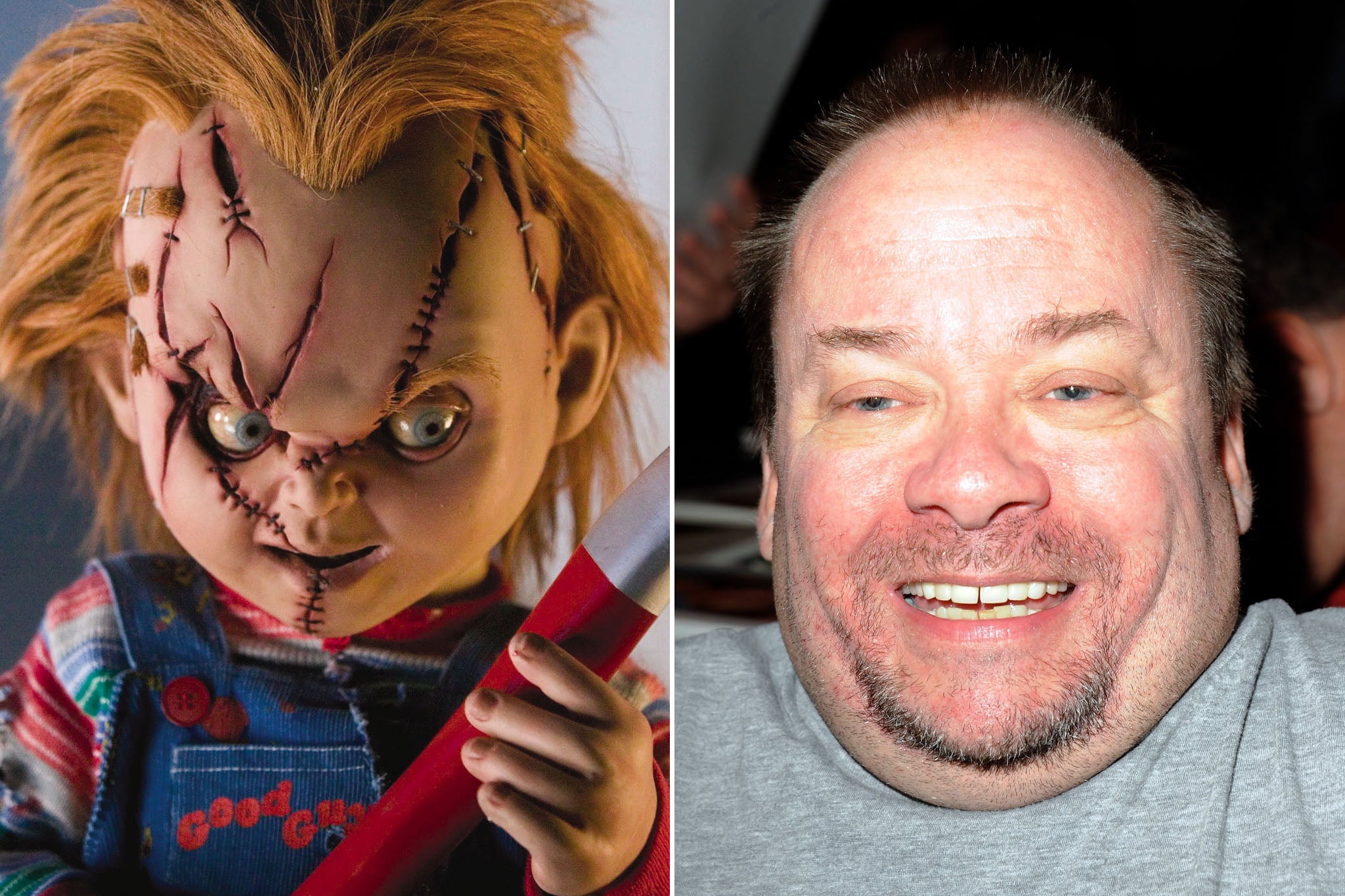 Chucky and Ed Gale, the late actor who helped portray him