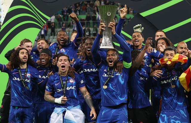 <p>Chelsea fought back to triumph in the Conference League final</p>