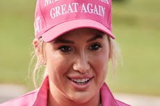 ‘It’s all God and President Trump:’ Chrisleys’ daughter gushes as she watches dad walk free from prison after Trump pardon for reality TV couple