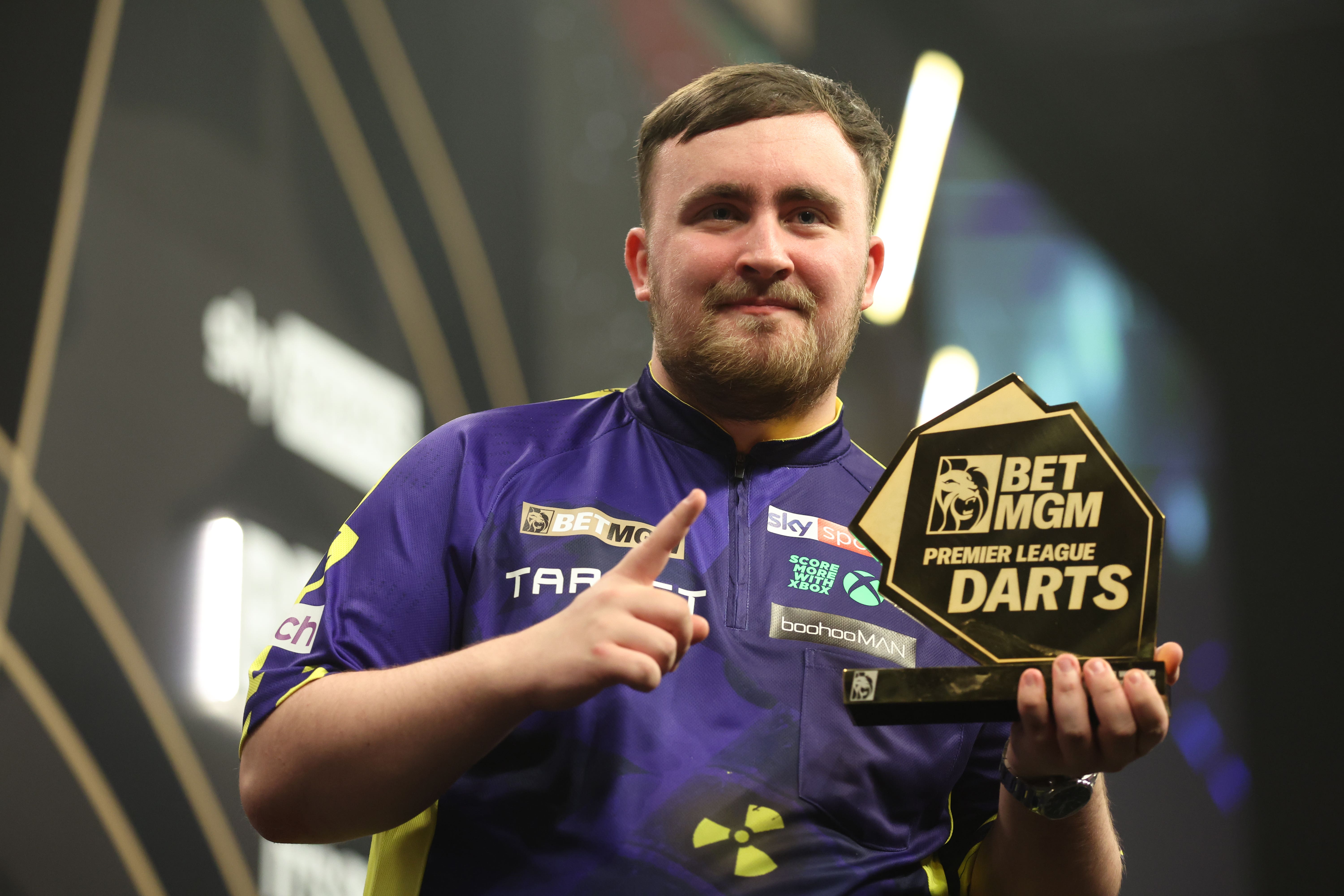 Luke Littler is the favourite to win the Premier League (Nigel French/PA)