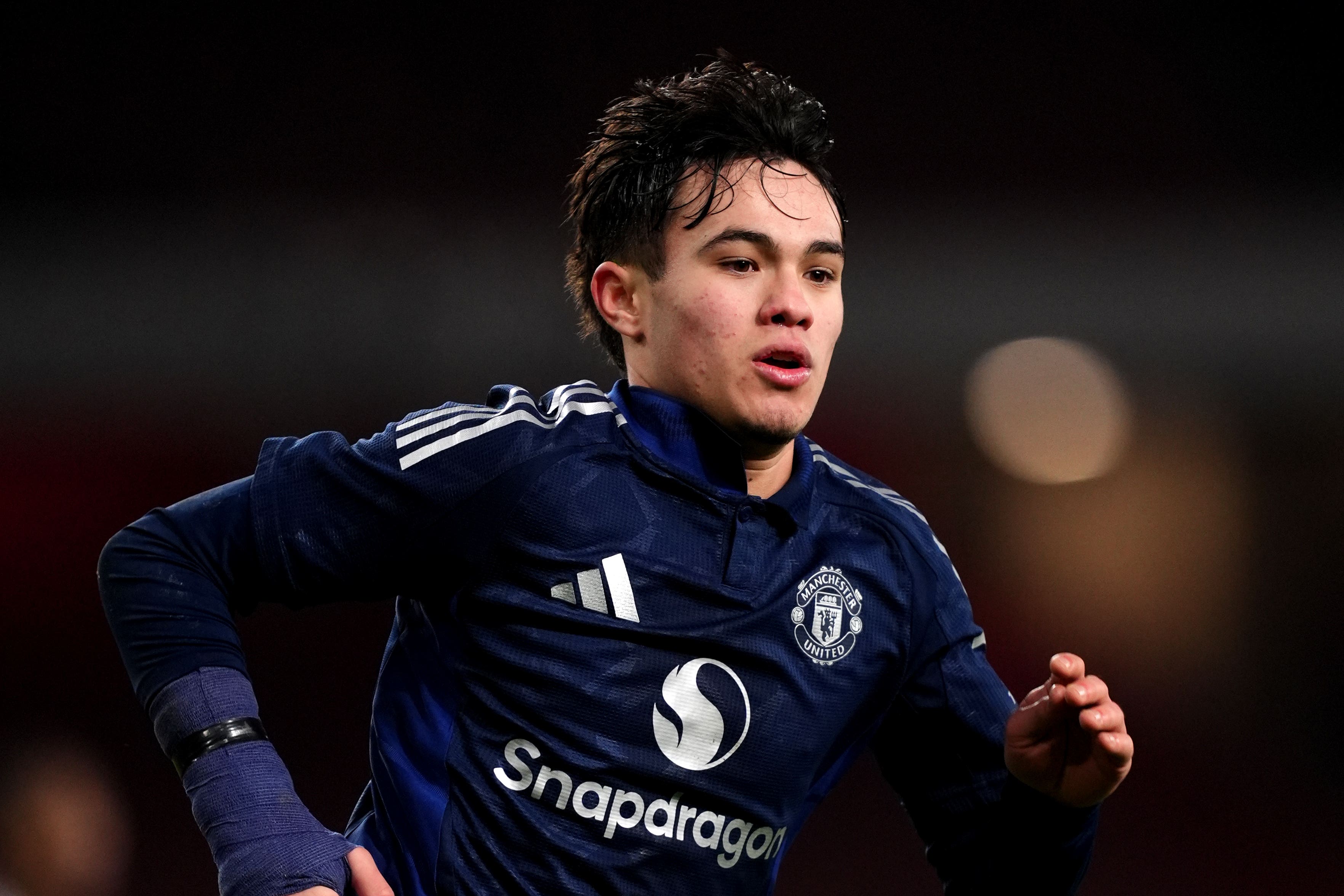 Manchester United striker Gabriele Biancheri has joined up with the Canada squad and could switch his international allegiance from Wales (Ben Whitley/PA)