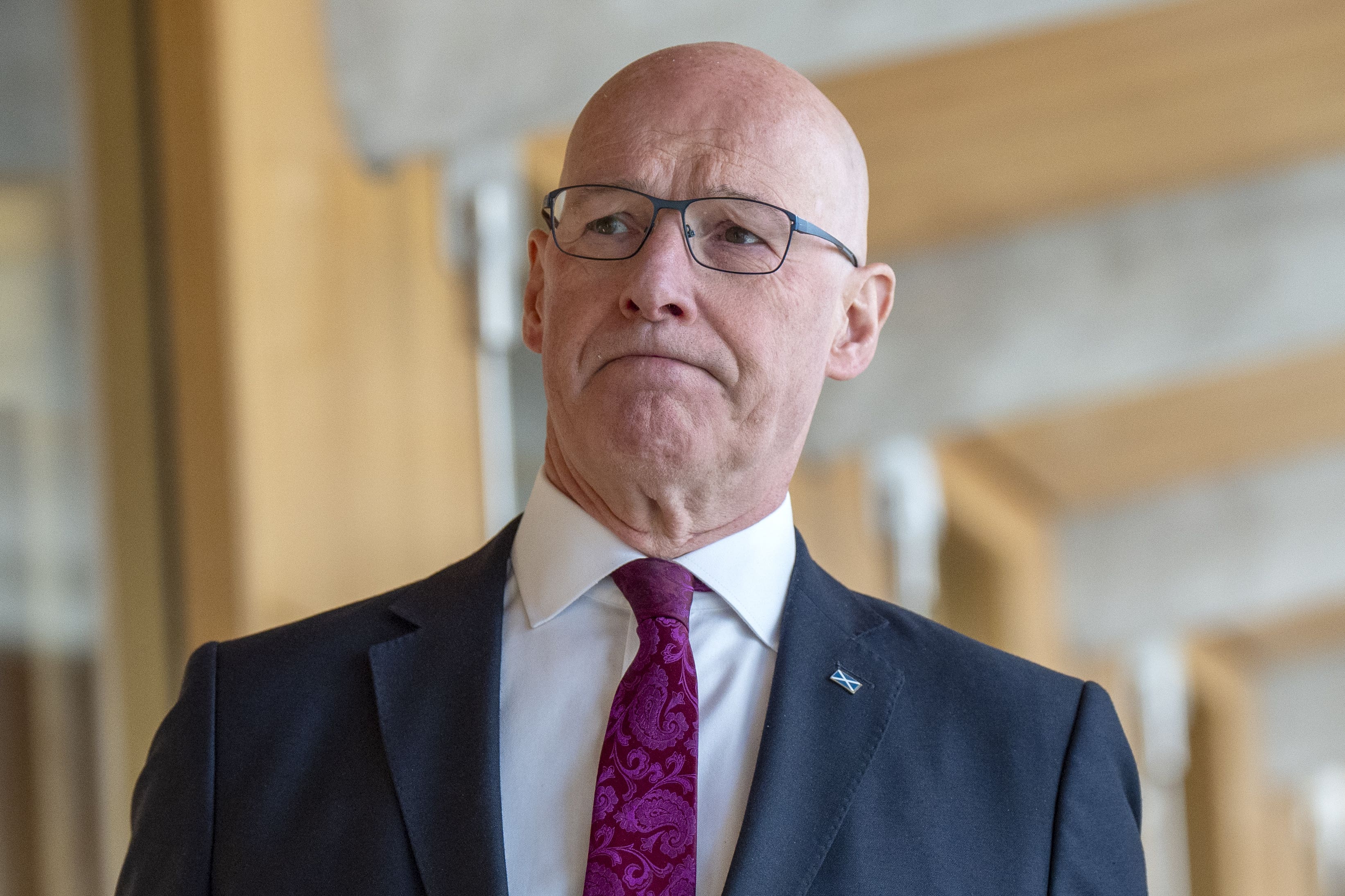 First Minister John Swinney has urged Labour supporters to act (Jane Barlow/PA)