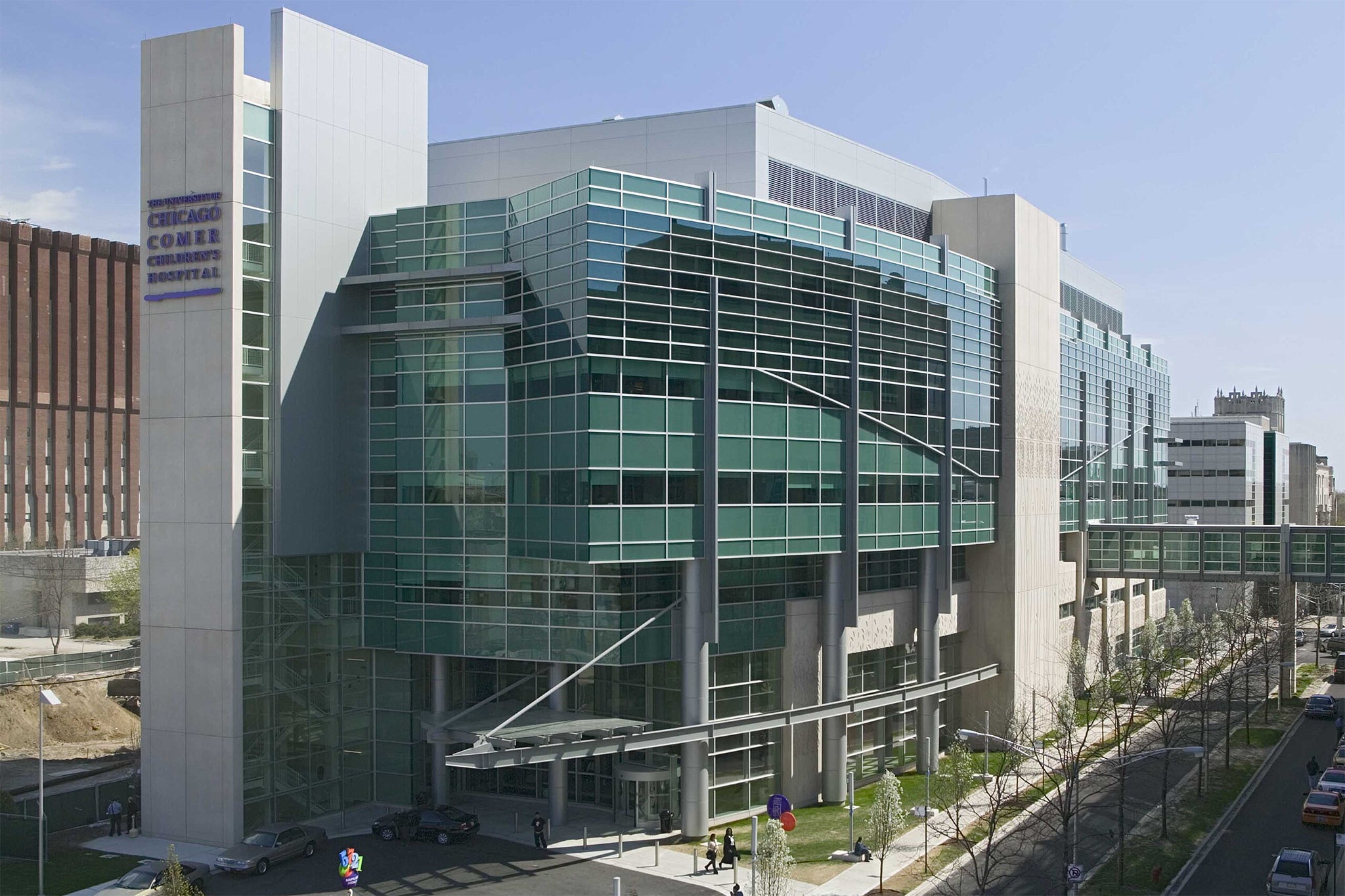 The children are being treated here at the University of Chicago’s Comer Children’s Hospital