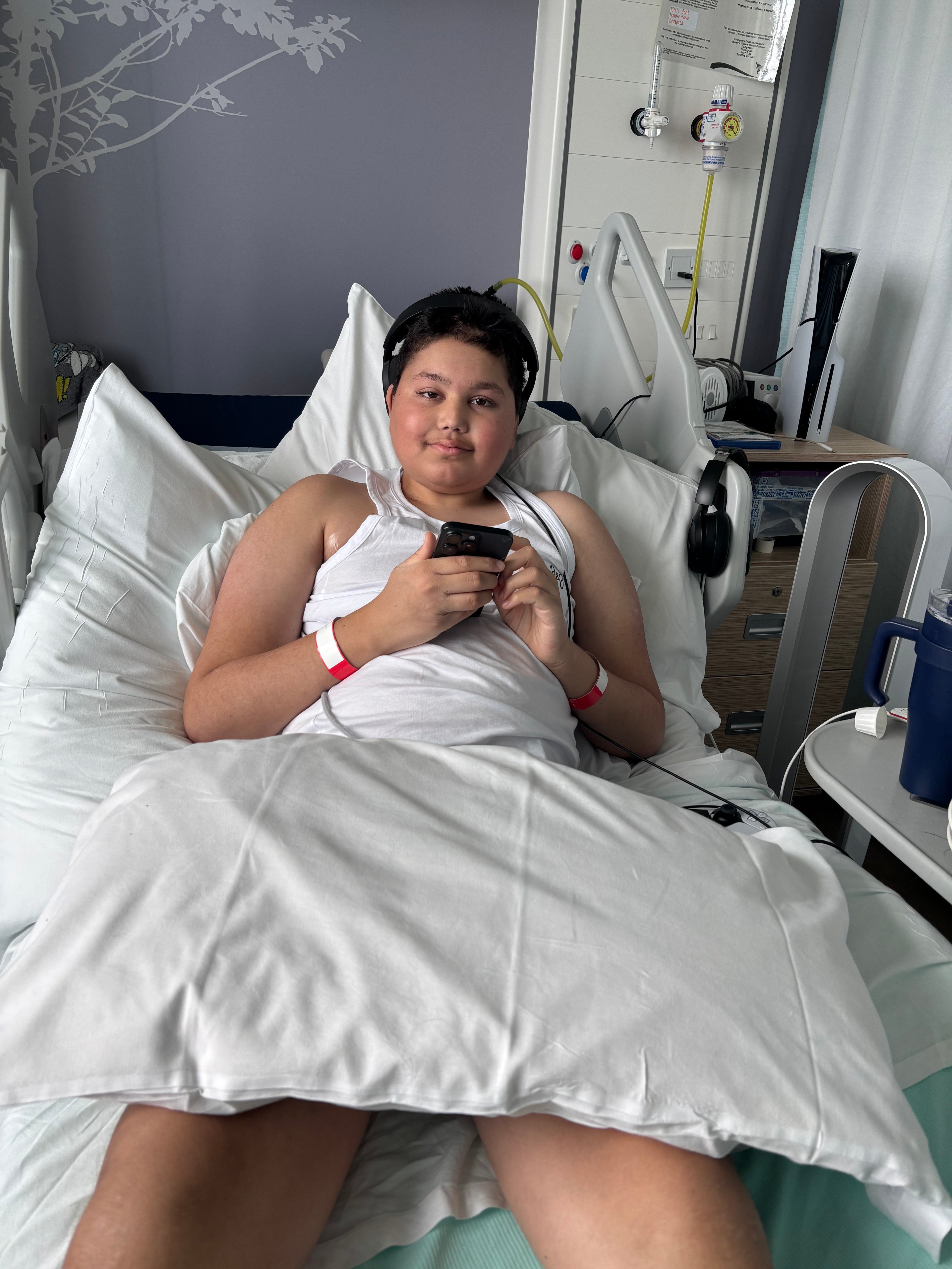 Reece Khan was told his cancer had returned and spread to his brain on his 16th birthday