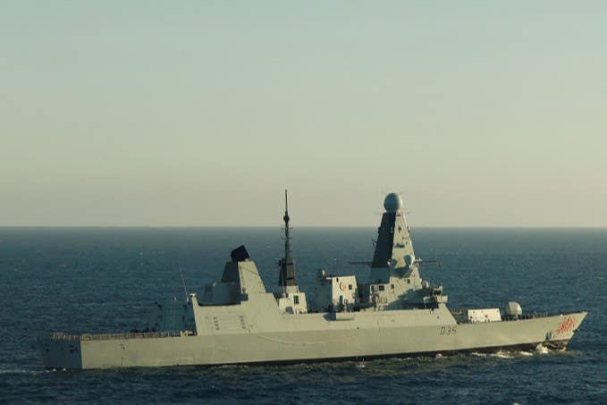 HMS Dragon tracked Russian intelligence-gathering vessel Yuri Ivanov (Royal Navy/PA)