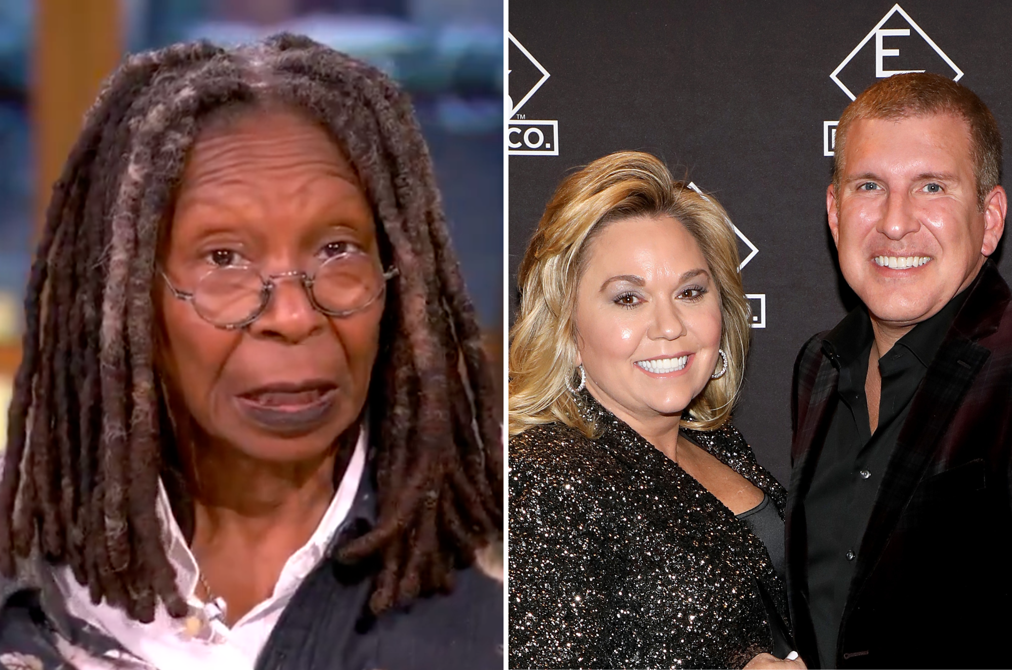 Whoopi Goldberg addressed the brows to lift the eyebrows on