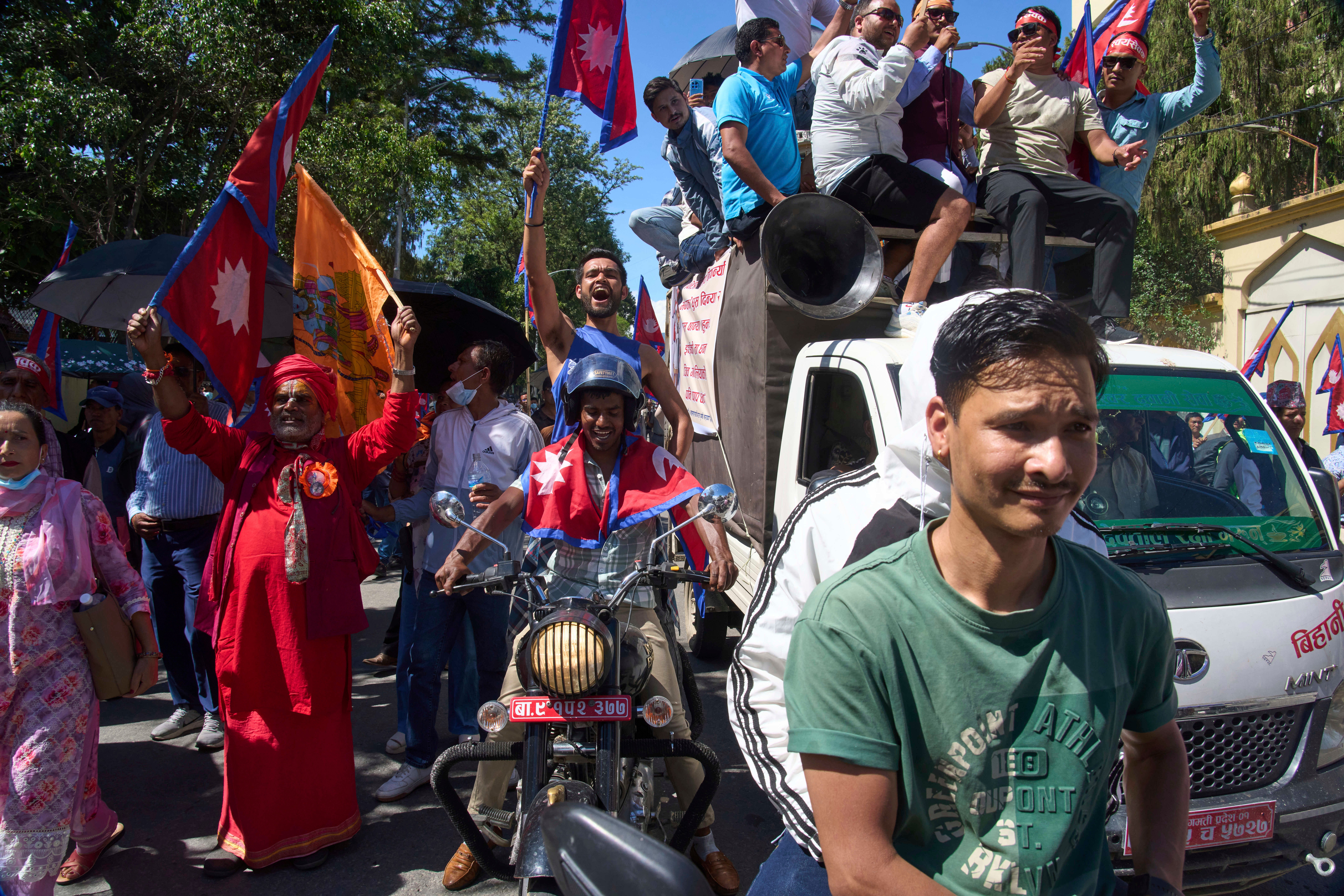 APTOPIX Nepal Monarchy Protests