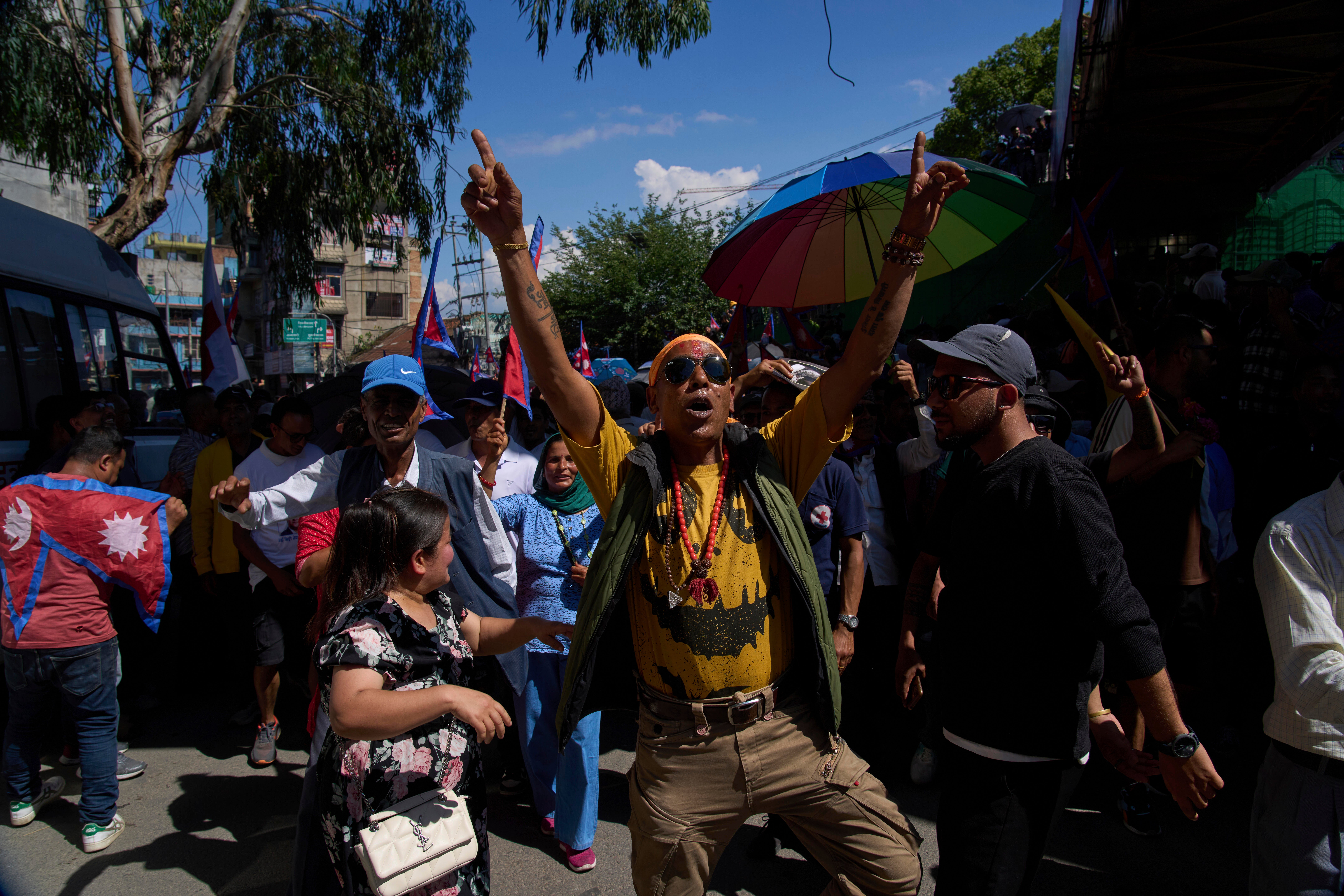 Nepal Monarchy Protests