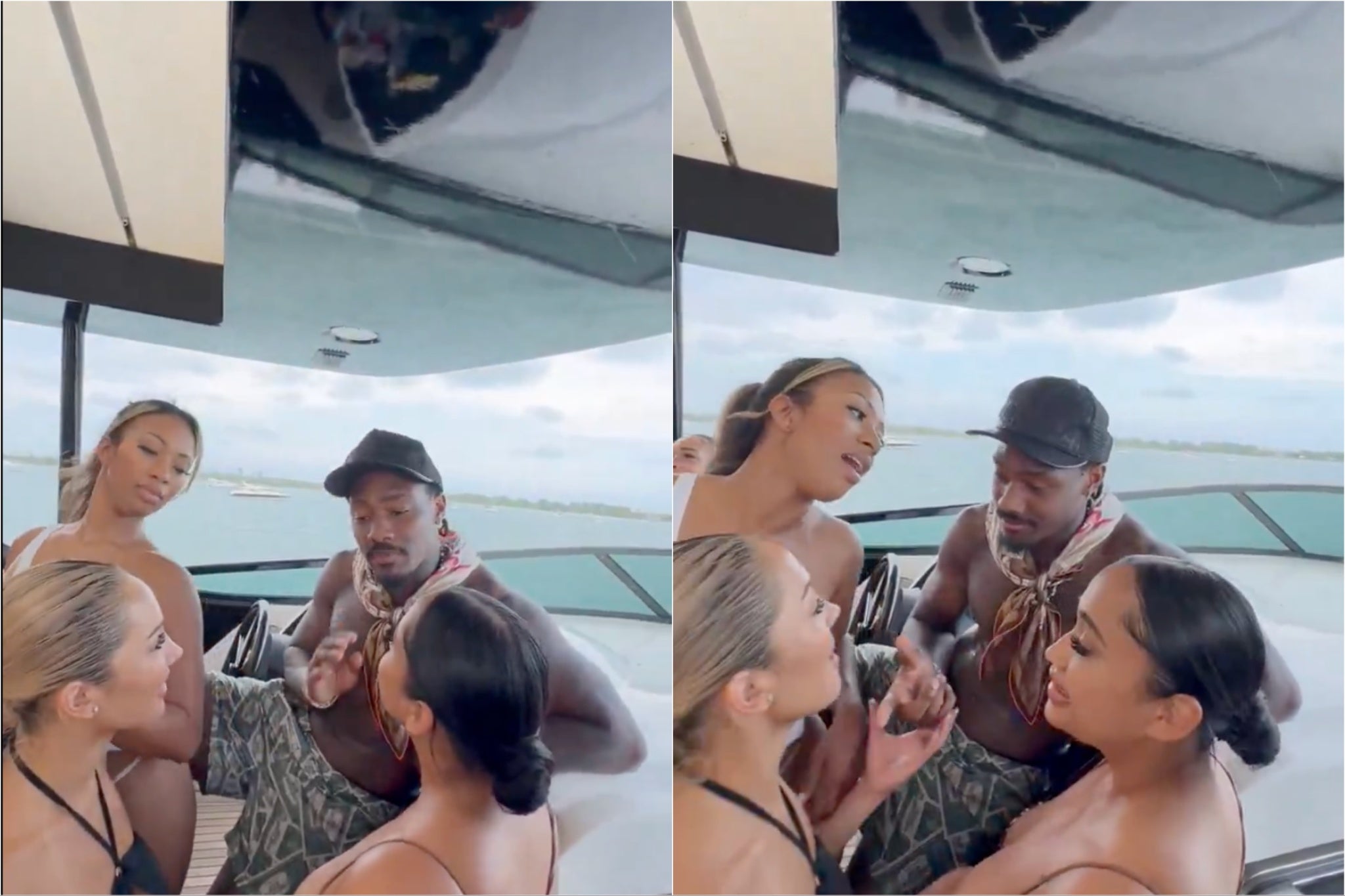 Diggs was seen surrounded by women in a viral video shared over Memorial Day weekend