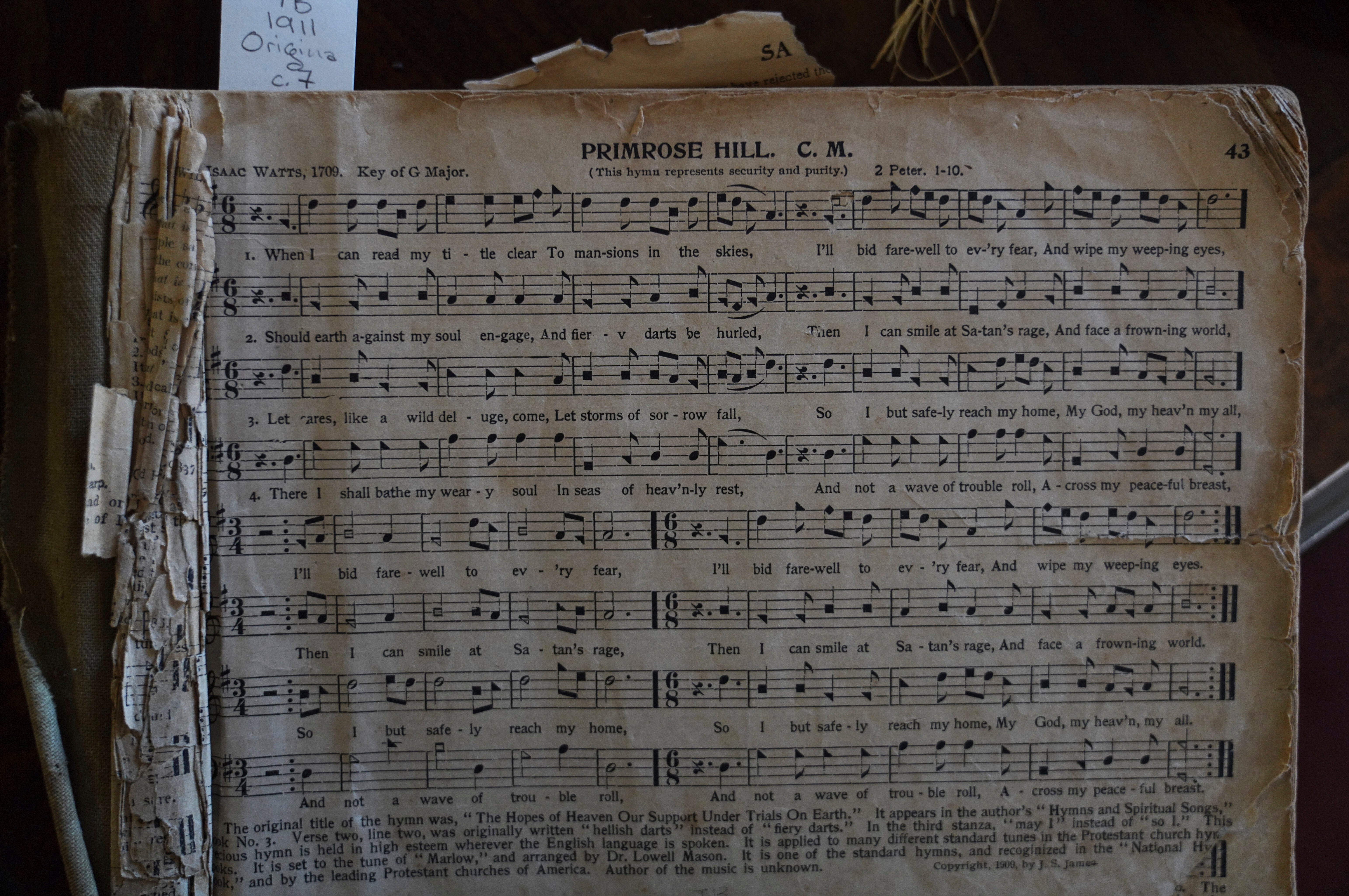 Shape Note Hymnal Revamp