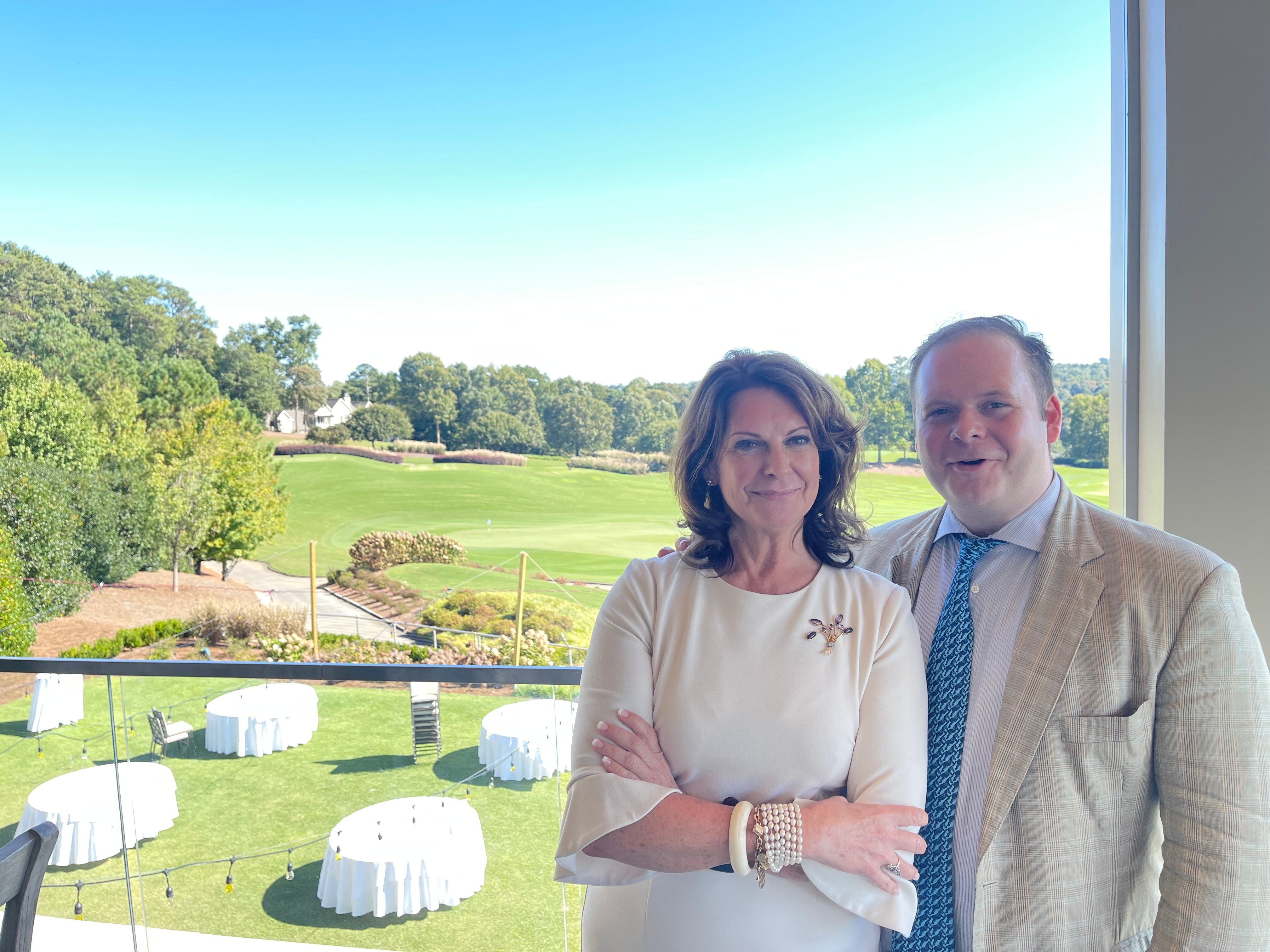 Linda Clary Umberger (left) is suing her late son John's former employers, Jay and Jordan Sekulow, over a raft of allegations related to his 2022 murder