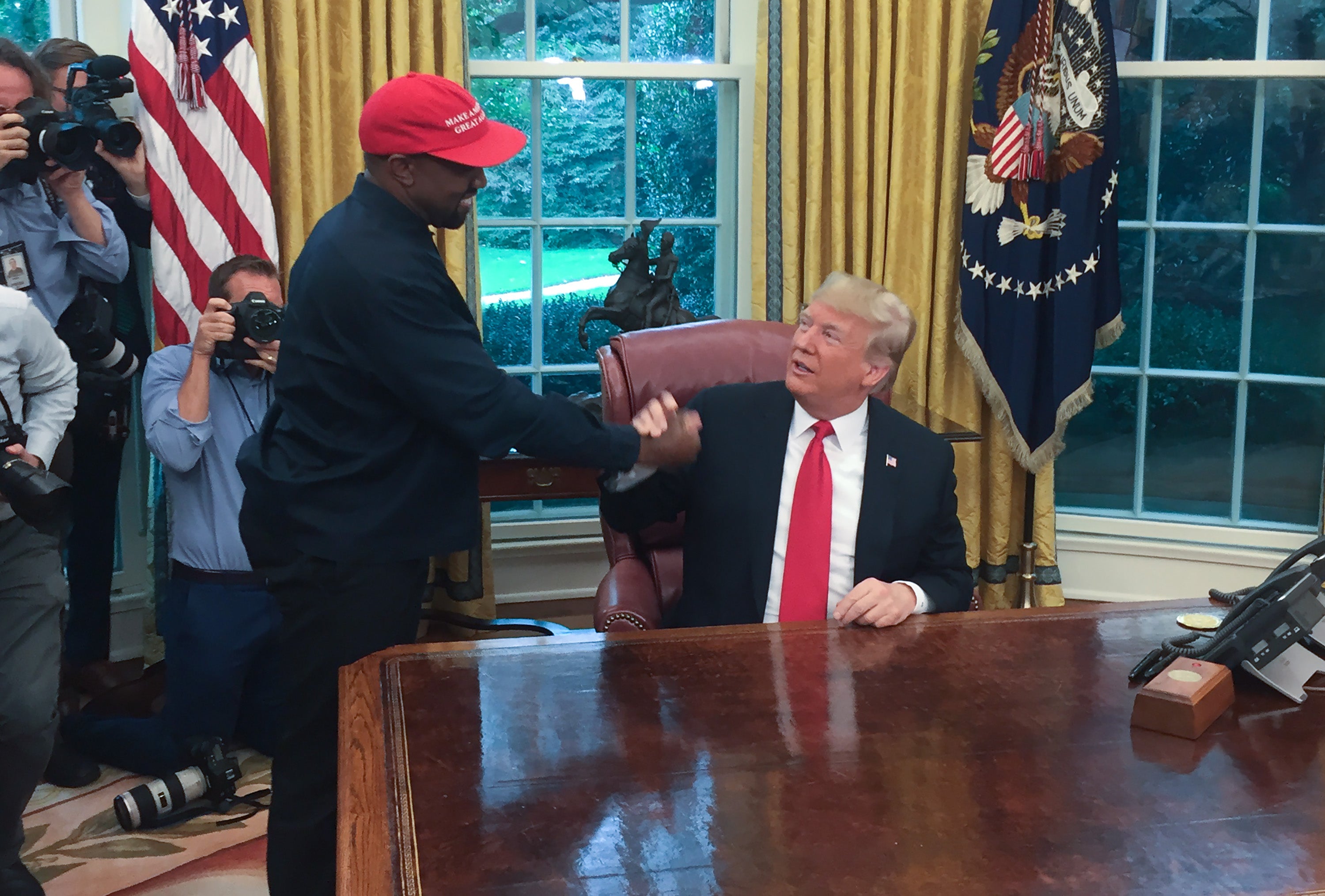 Kanye West, pictured in the Oval Office in 2018, has lobbied President Donald Trump for years to pardon Larry Hoover, the notorious gang leader. The president has commuted Hoover’s sentence and he will be transferred from Colorado’s supermax prison to a state prison in Illinois.