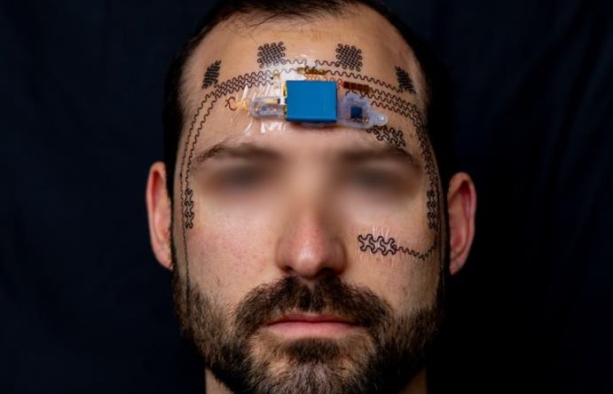 E-tattoo to track mental workload in real time