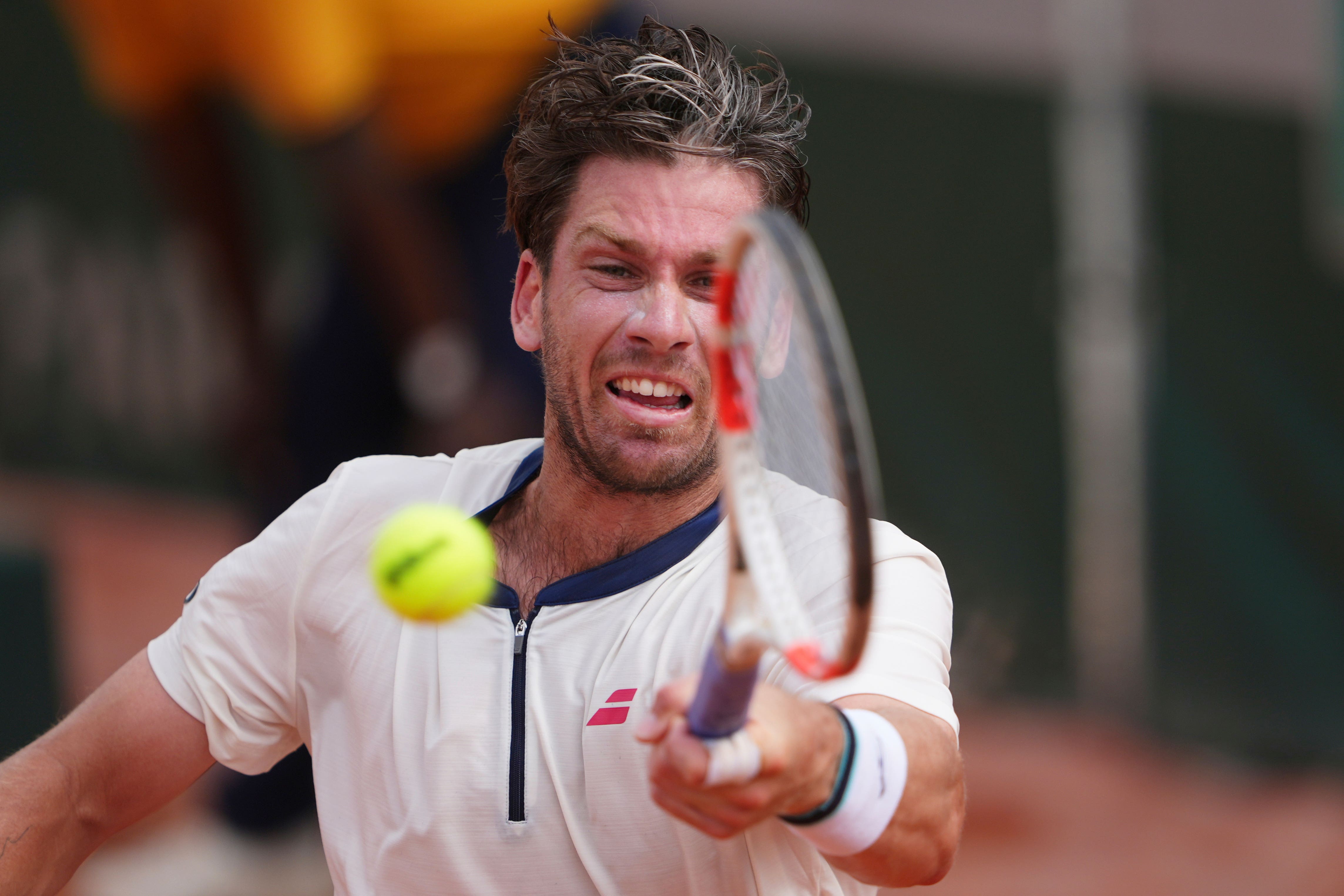 Cameron Norrie progressed through at Roland Garros (Lindsey Wasson/AP)