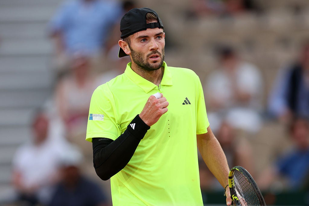 Ugo Humbert retires injured as Jacob Fearnley sets up Cameron Norrie clash at French Open
