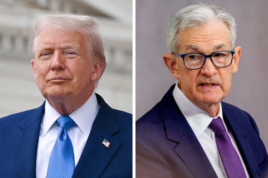 President Donald Trump and Fed Chair Jerome Powell met face-to-face on Thursday for the first time in Trump's second term.