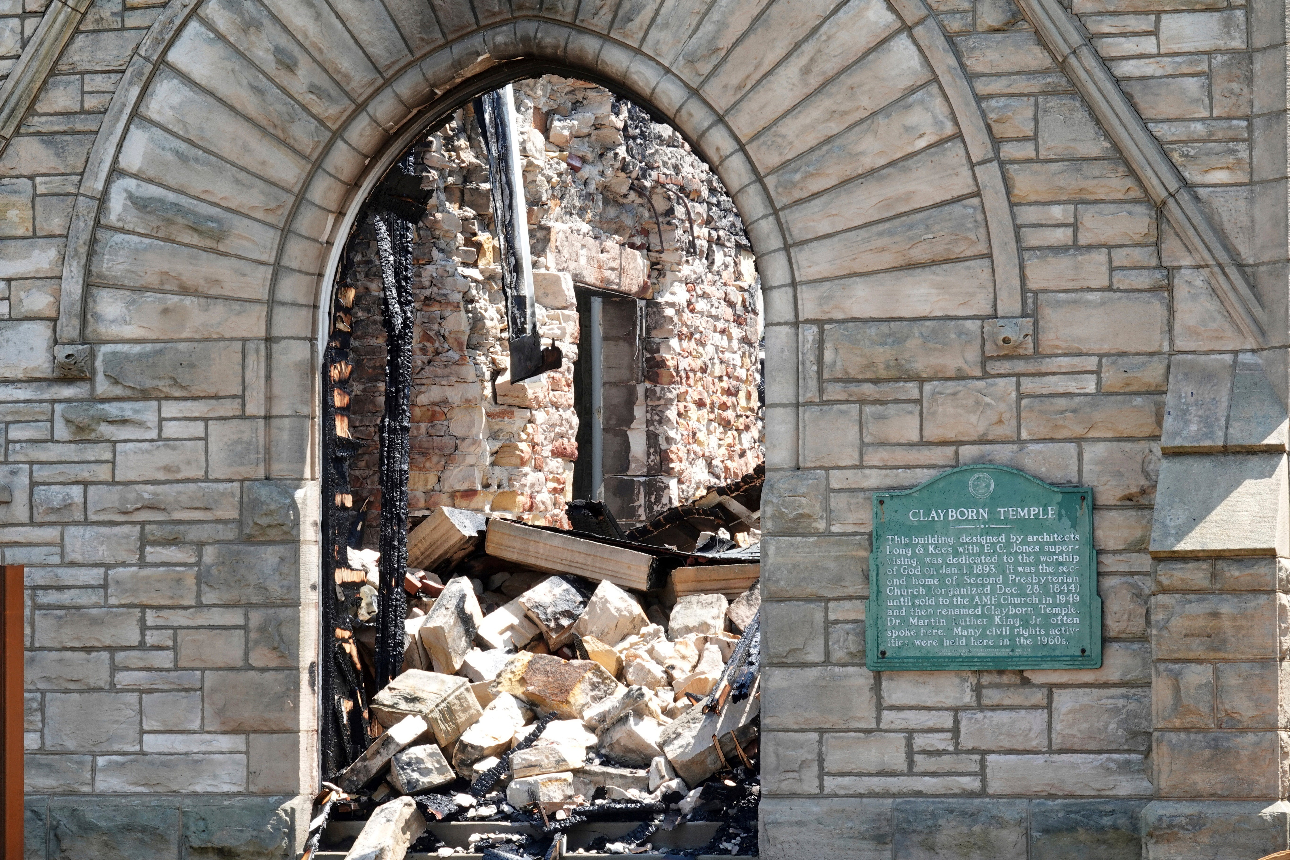 Historic Memphis Church Fire