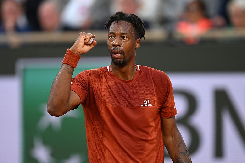 Monfils byl v inspirované podobě na Court Philippe-Chatrier