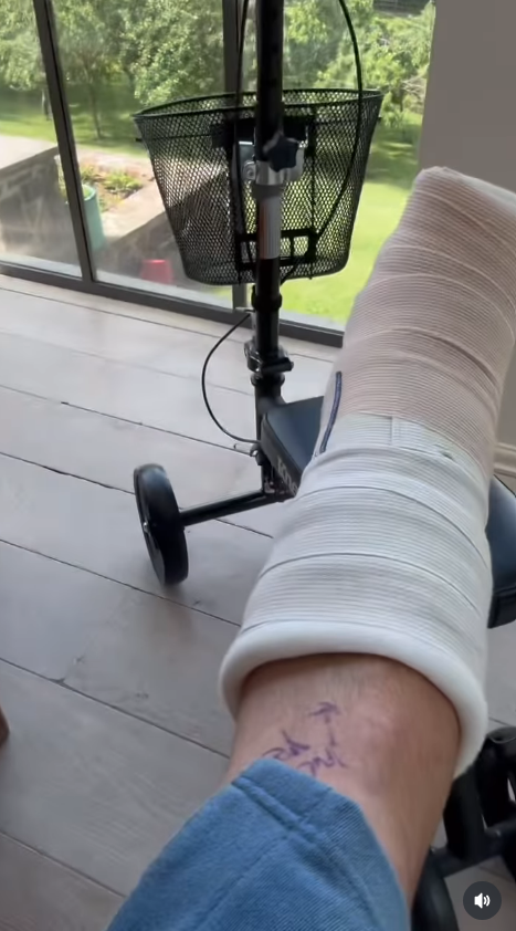 Kings of Leon frontman Caleb Followill says he suffered a 'gnarly' injury from playing with his kids