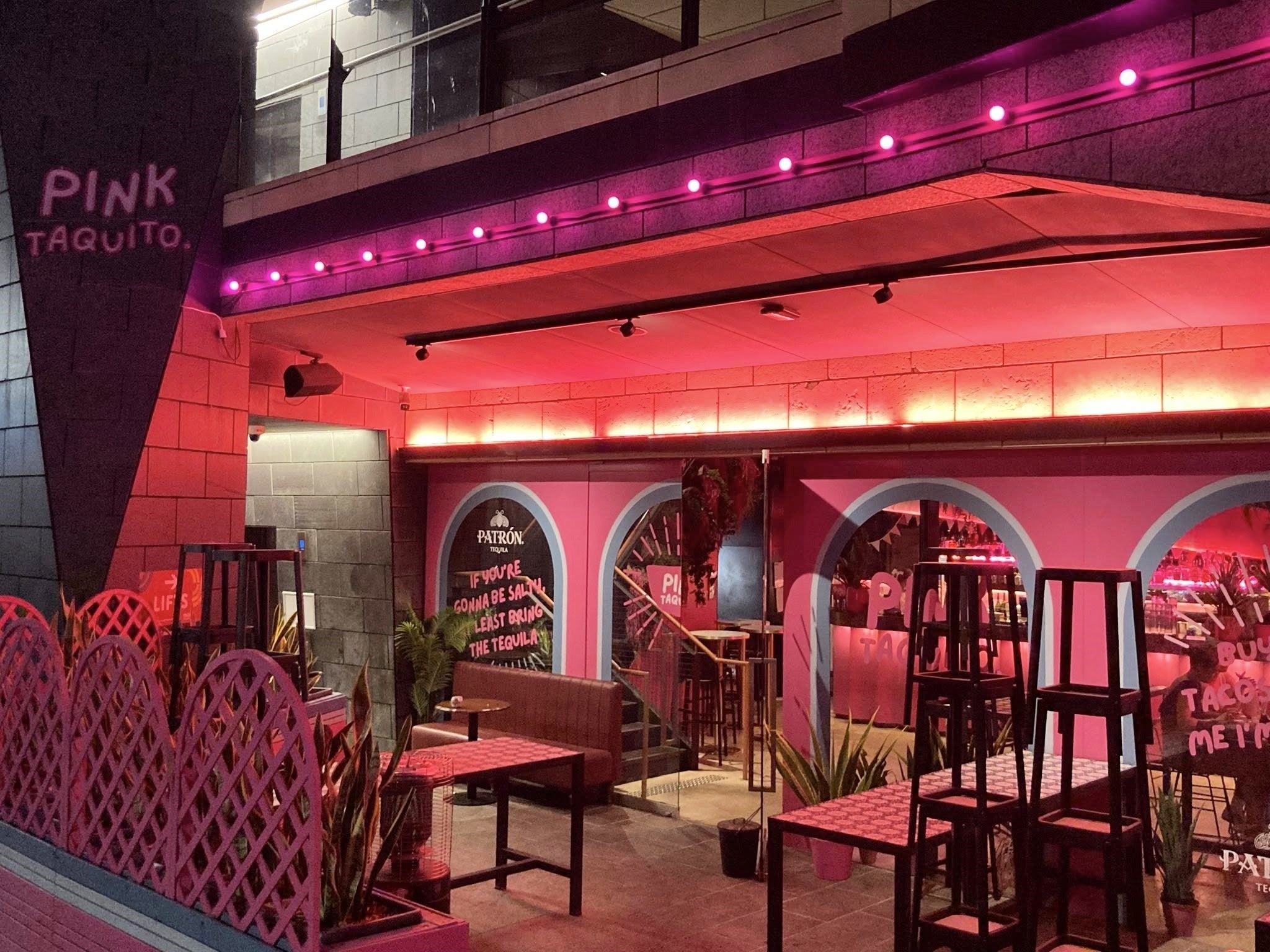 Pink Taquito provides tacos and tequila as the newest restaurant to open at the Stories precinct