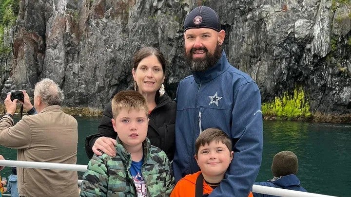 David Maynard, 42, Mary Maynard, 37, Colton Maynard, 11, and Brantley Maynard, 8, were reported missing