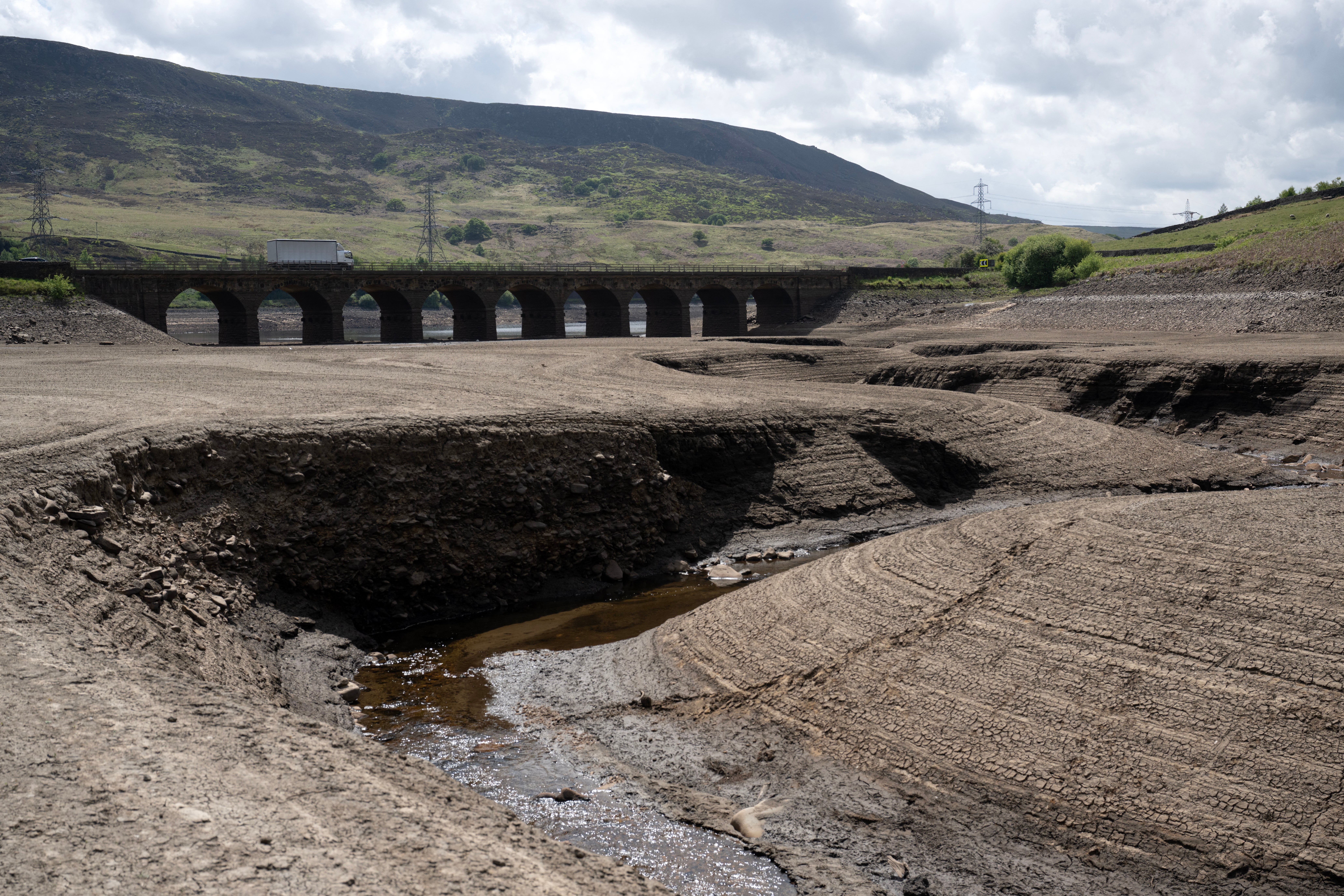 Data from United Utilities shows that reservoir levels for northwest England stand at 61.9 per cent of capacity, down from 88.8 per cent at the same period in 2024