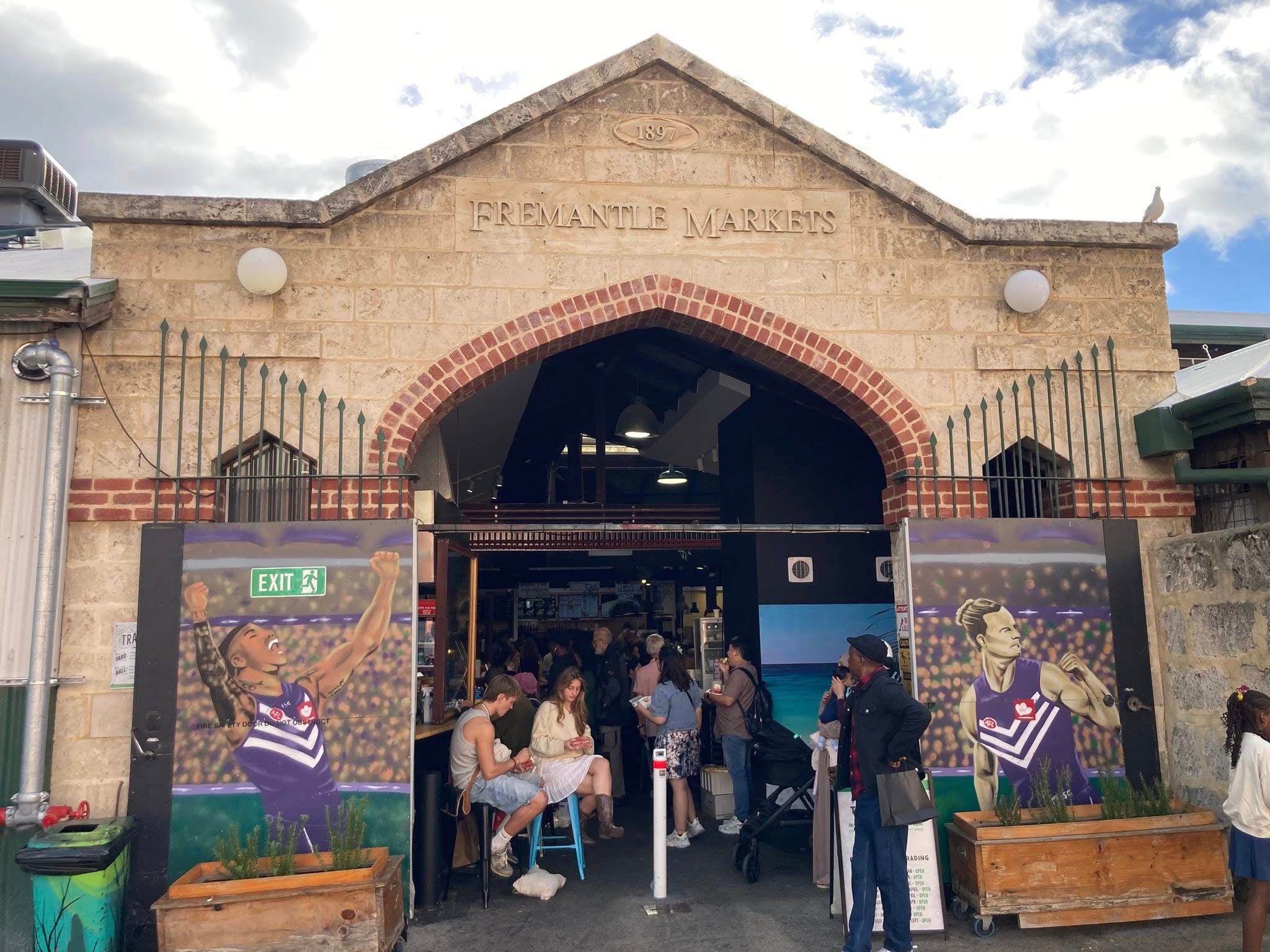 Fremantle Markets host a range of shopping opportunities from fresh produce to handmade crafts and even local boomerangs