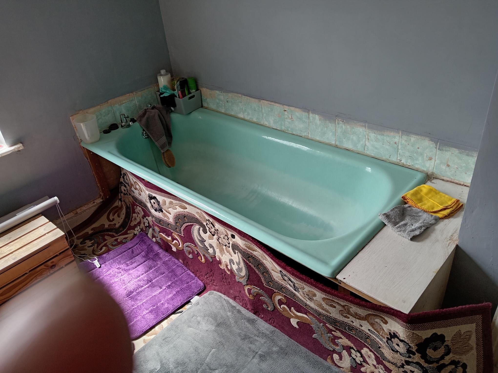 Eric was approached by the cowboy builder after he noticed a tile sticking out on his roof