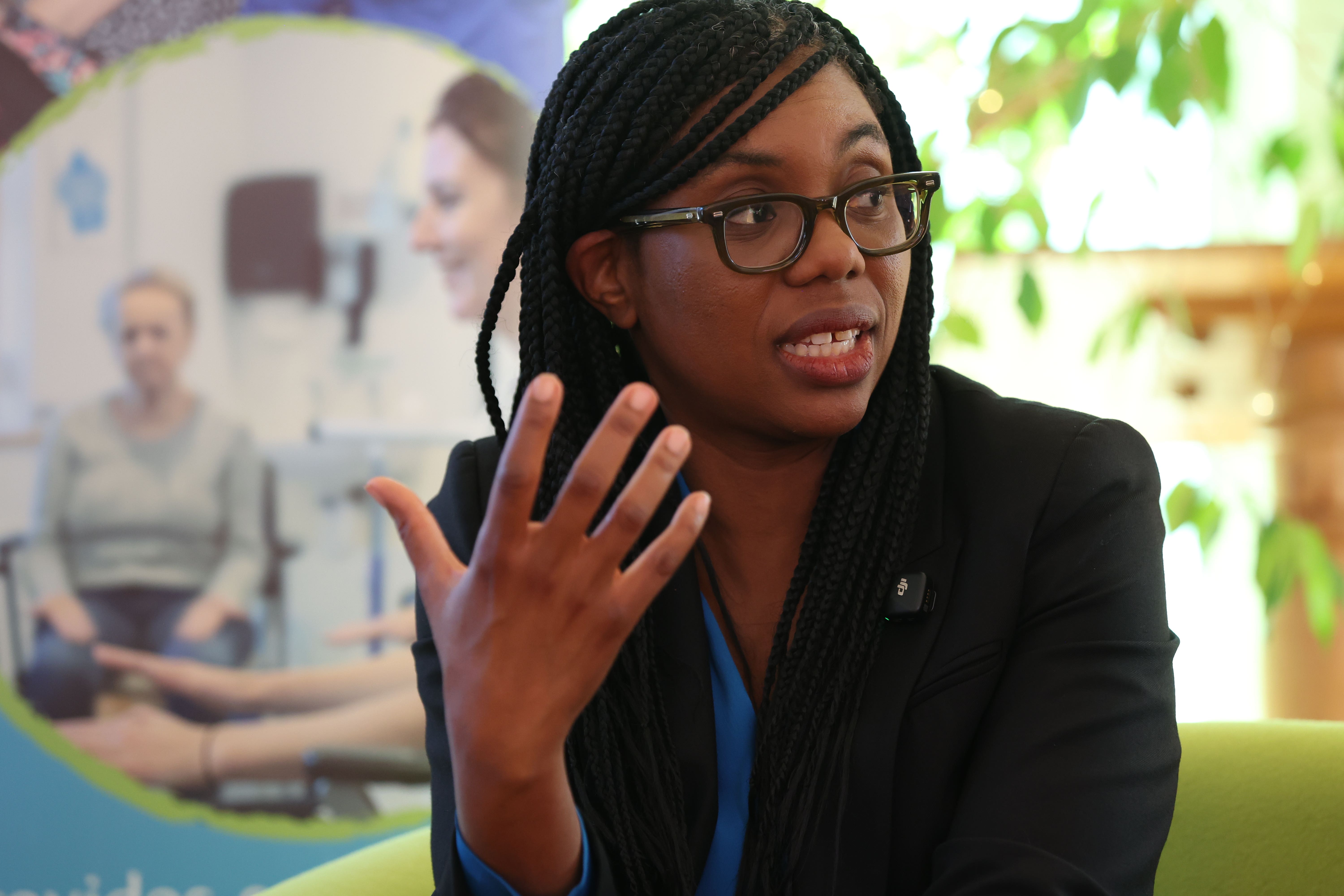 Kemi Badenoch has opposed calls to abolish the two-child benefit cap (Chris Radburn/PA)