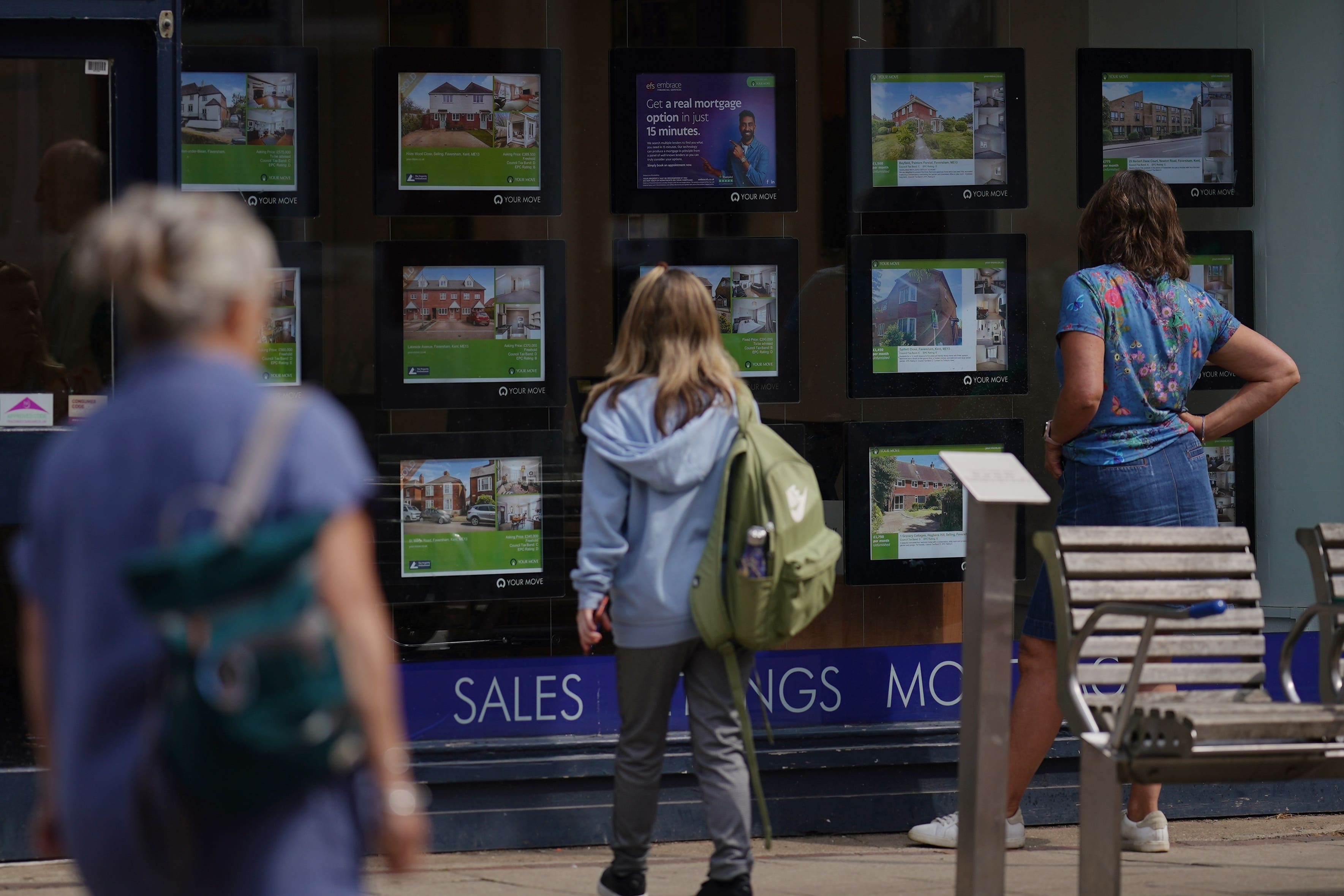 HMRC said the latest figures have been affected by changes to stamp duty rates (Yui Mok/PA)