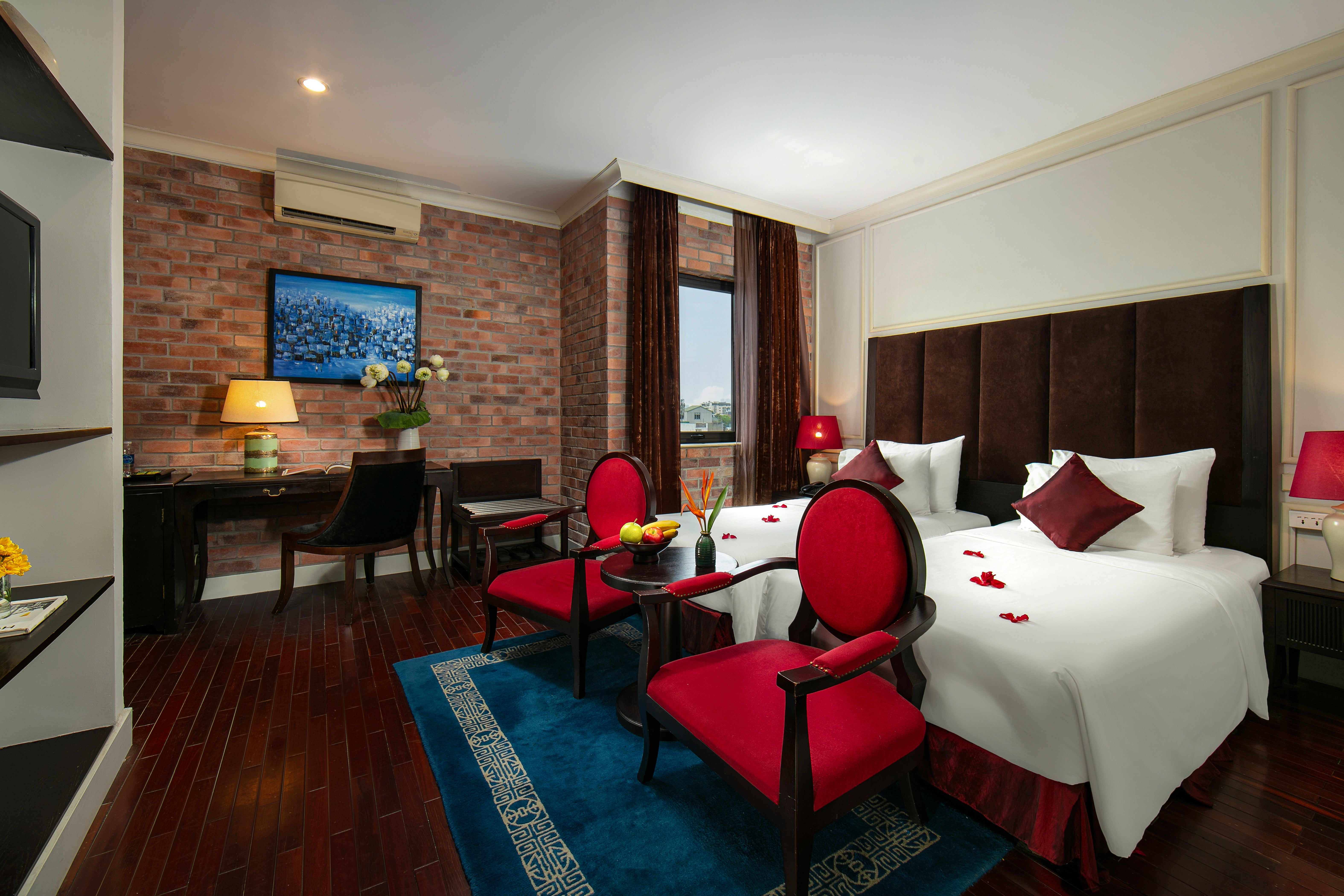 For a budget-friendly stay, check in to Hanoi Boutique Hotel
