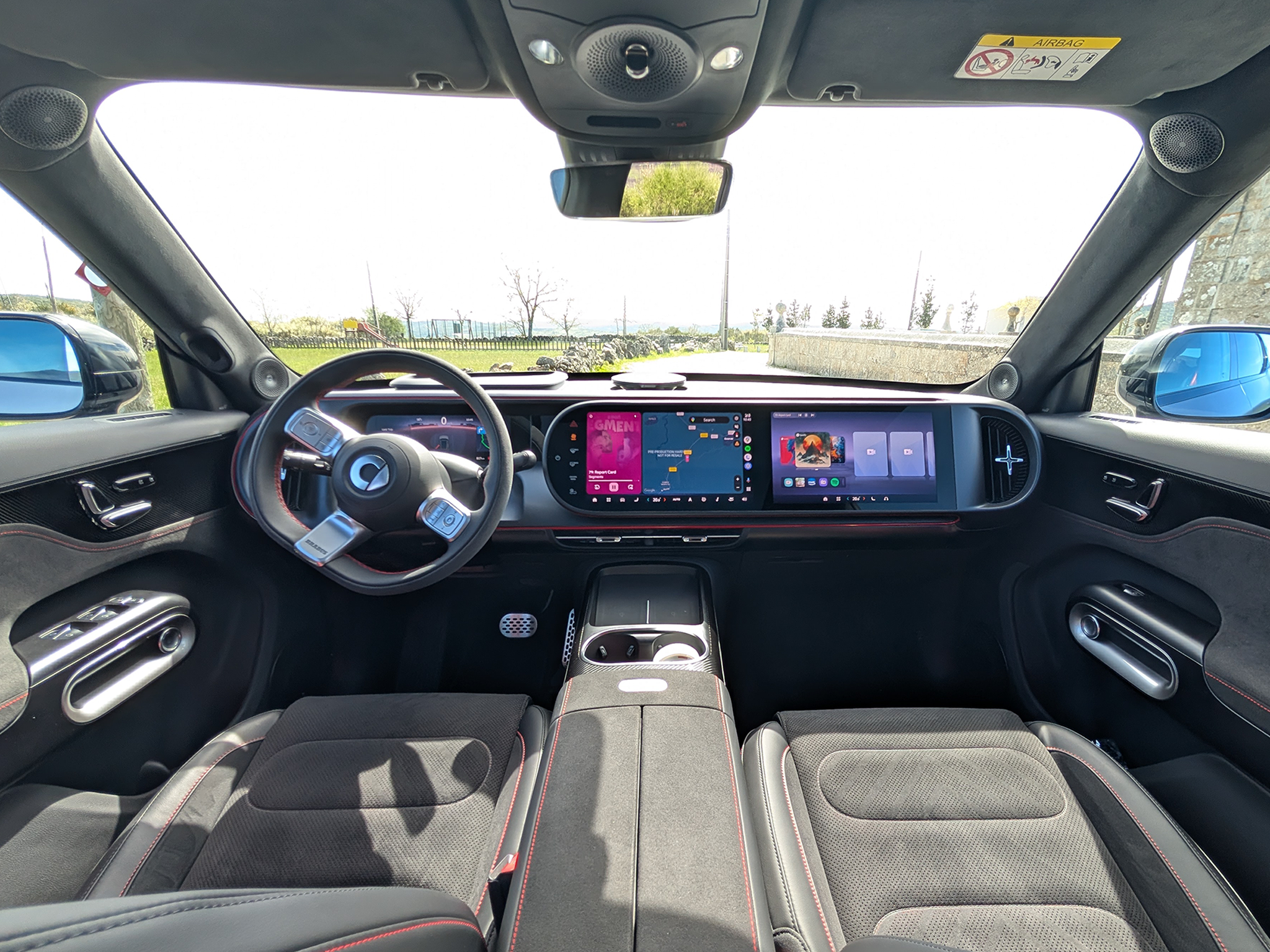 Bored passengers can watch a movie on the extended infotainment screen, which, if nothing else, just seems rude