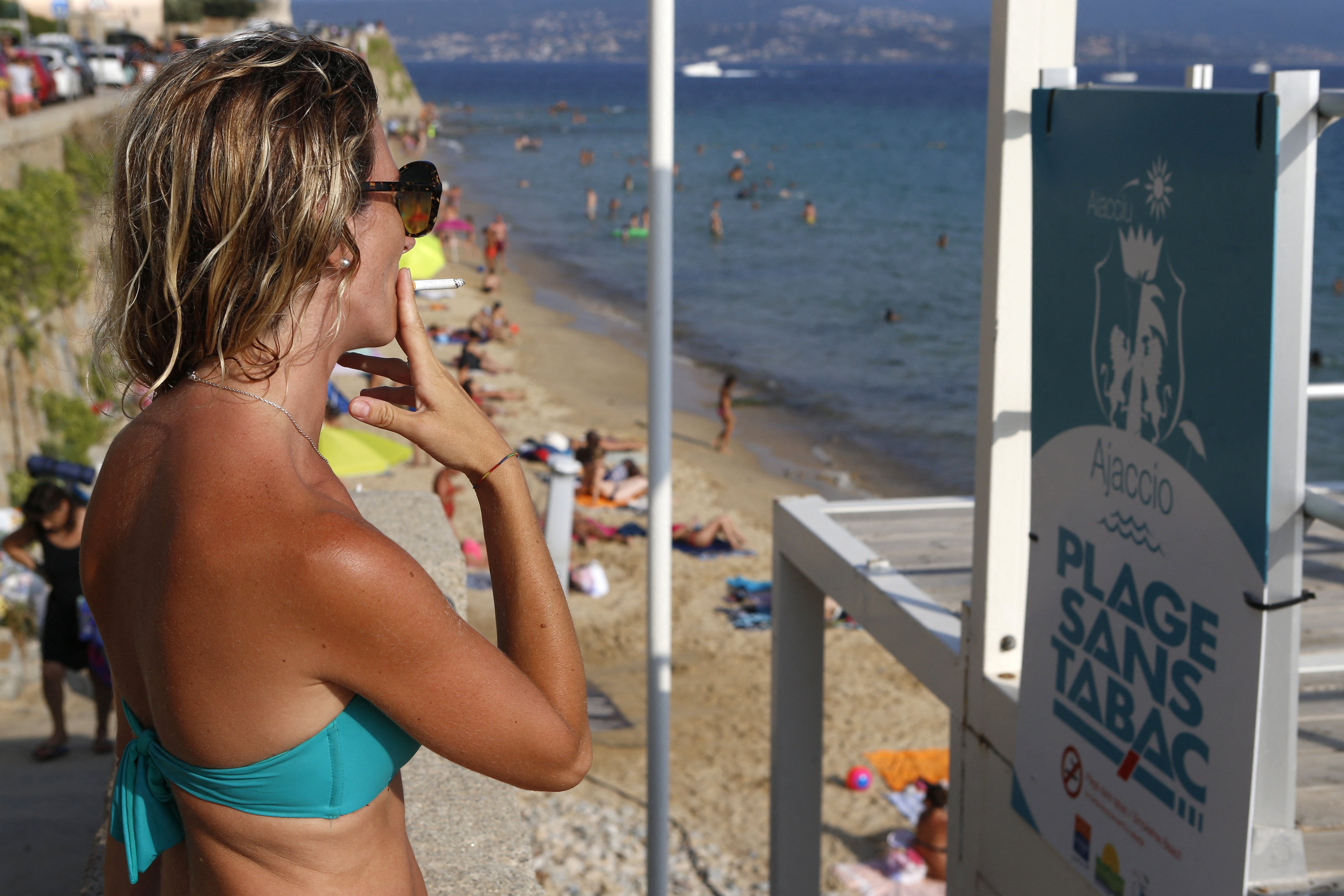 Smoking will be banned on all French beaches from July 1