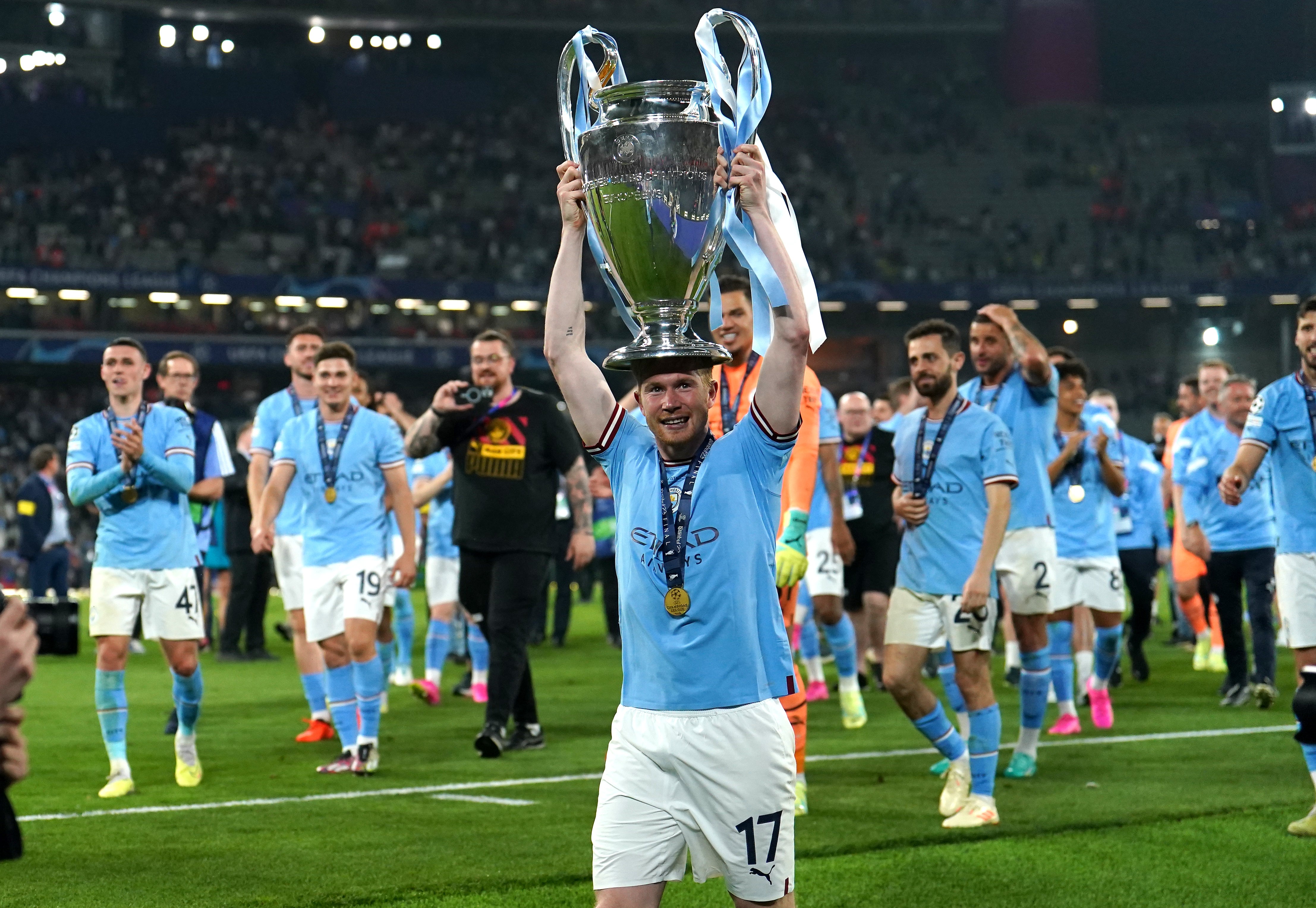 Kevin De Bruyne’s departure confirmed the end of an era for Man City