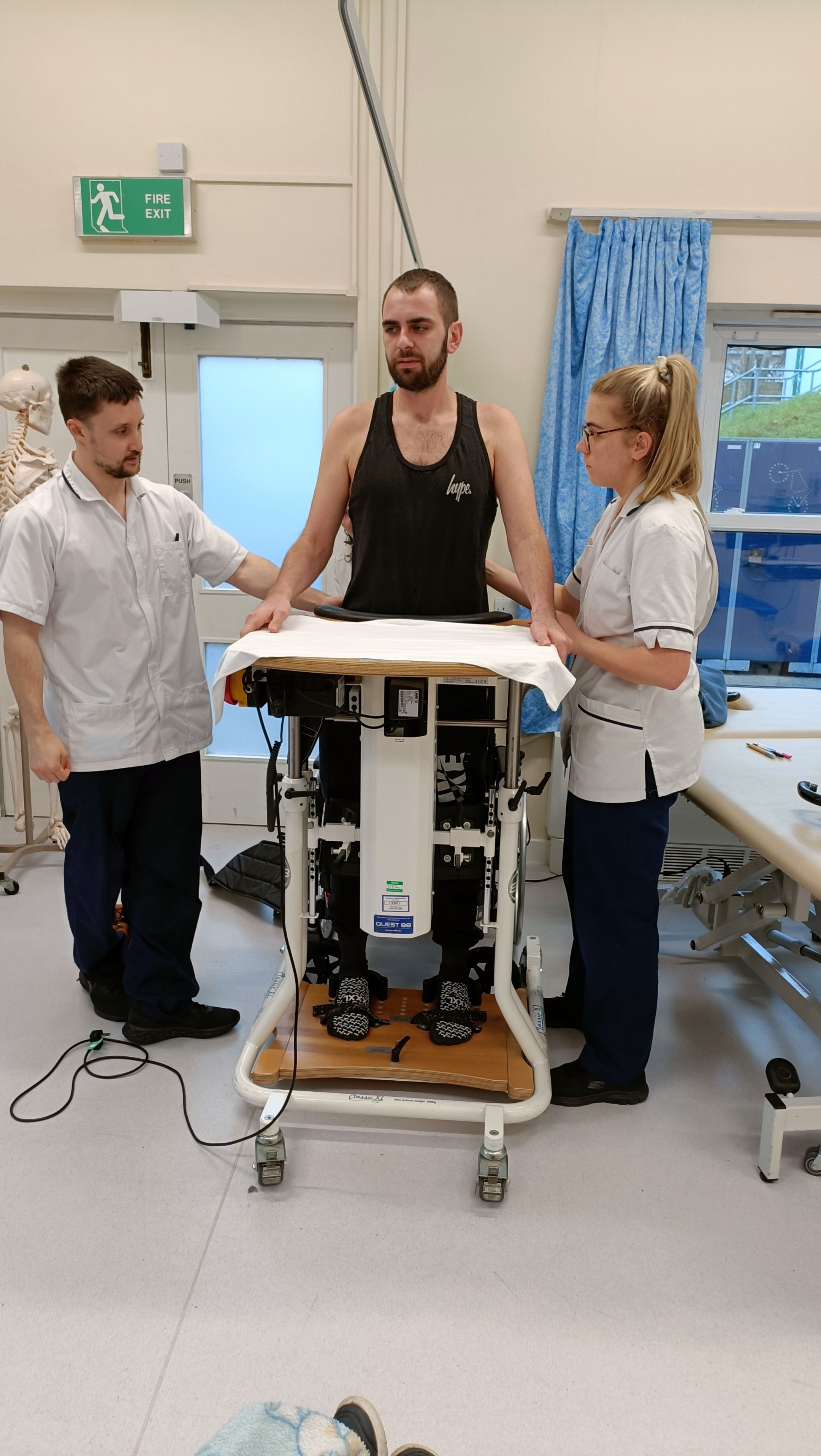 Undergoing rehabilitation at Linden Lodge