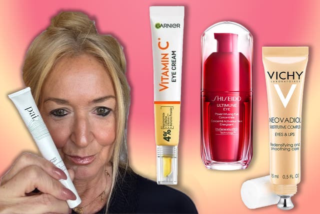 <p>Active ingredients like hylaronic acid, aloe vera and peptides can help to revive  delicate skin around the eyes  </p>