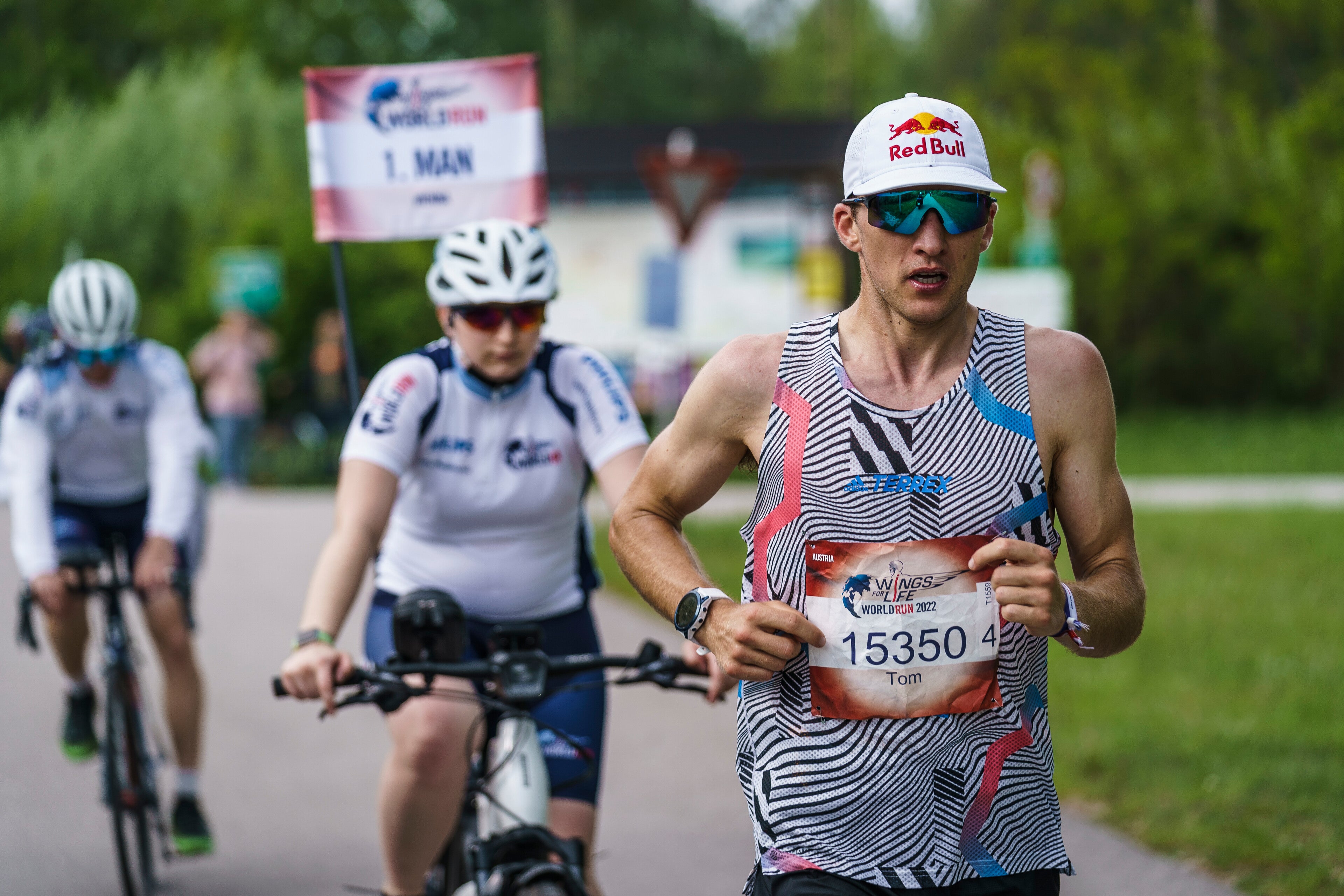 Ultra runner Tom Evans relies on mid-race carbs to keep him going, using a combination of gels, drinks and real food