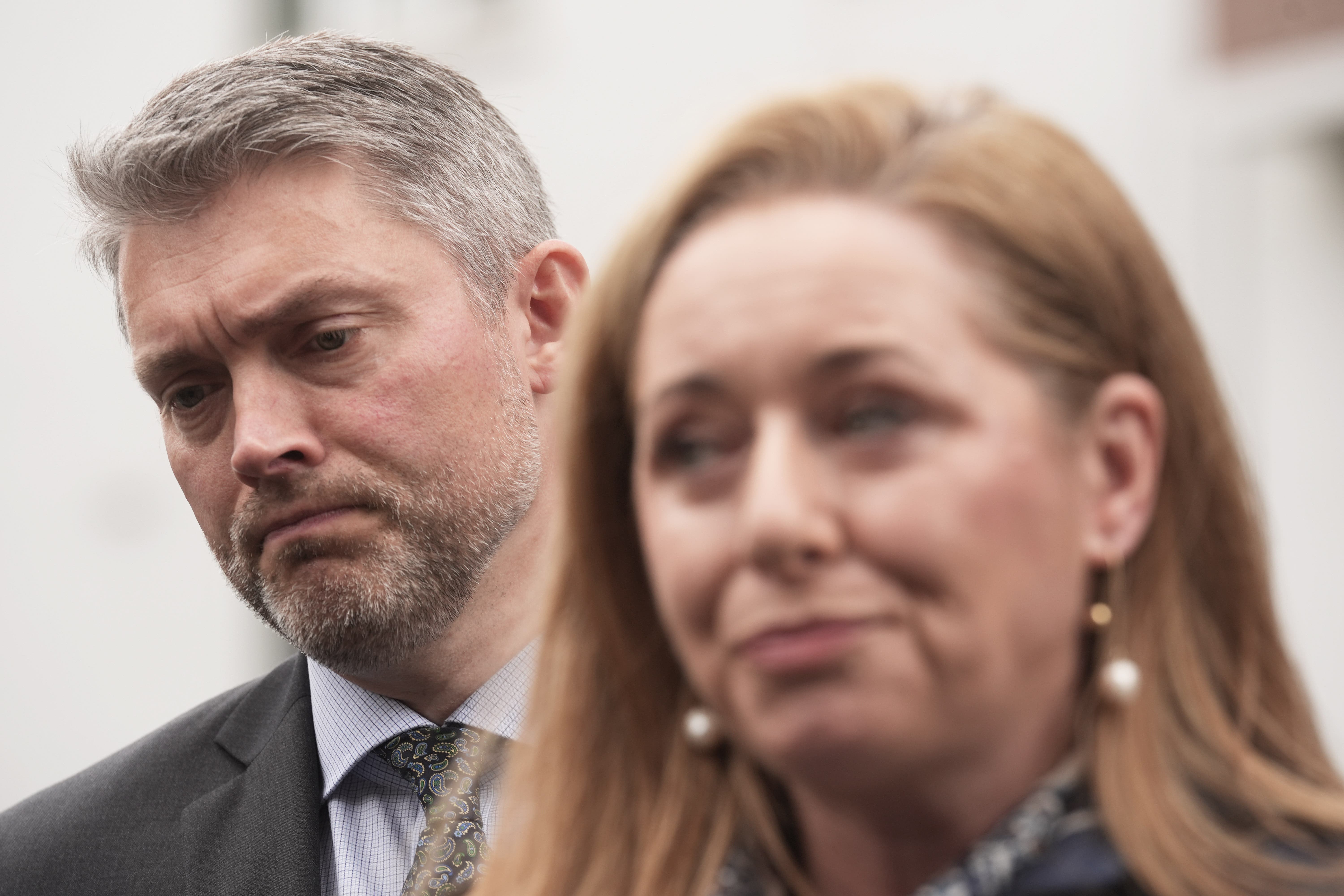 Director of BBC Northern Ireland Adam Smyth and Spotlight reporter Jennifer O’Leary said they were disappointed with the verdict (Brian Lawless/PA)