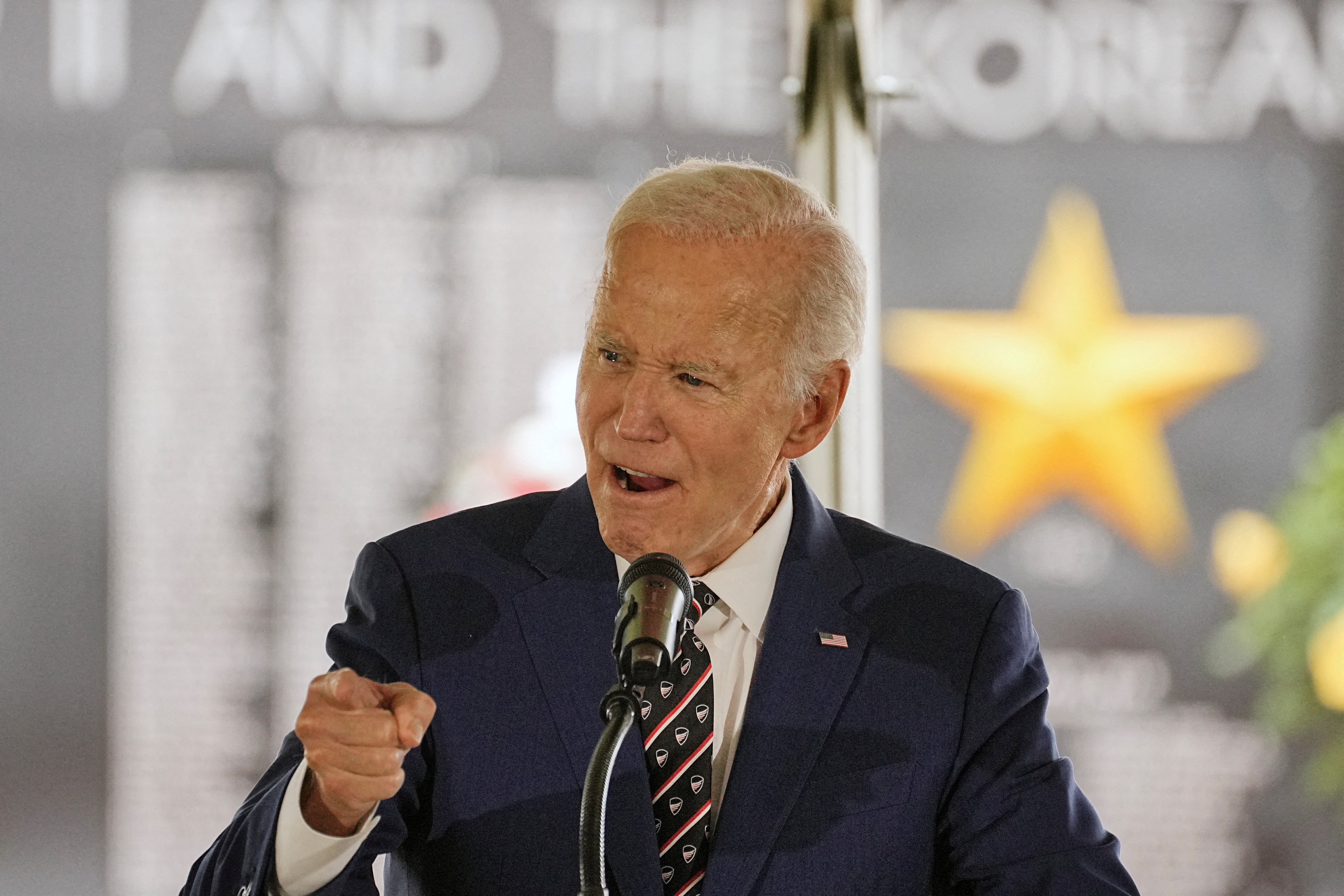 Former President Joe Biden delivers his first public remarks since his prostate cancer diagnosis, bemoaning the current “divided” political climate.