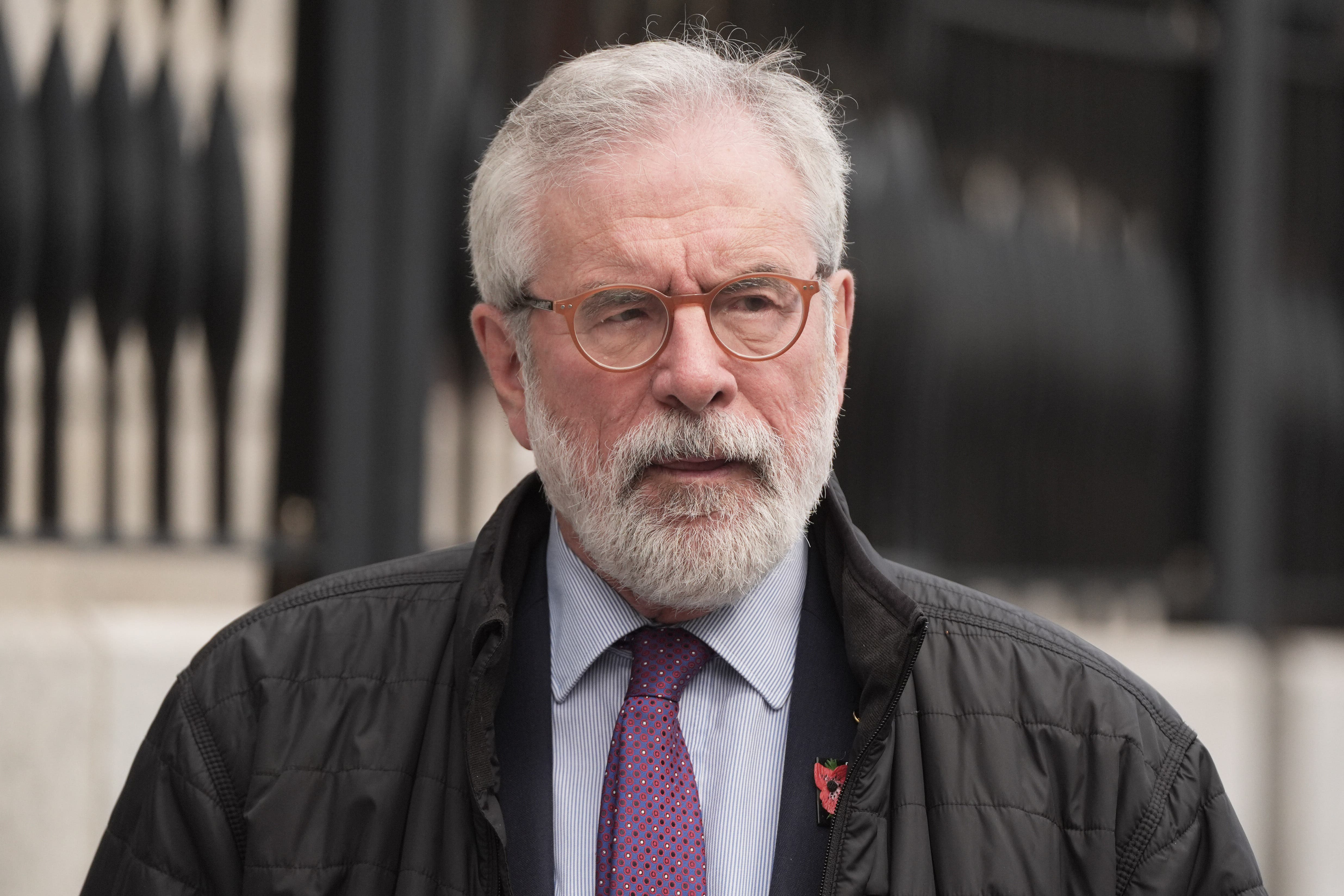 Former Sinn Fein president Gerry Adams outside the High Court in Dublin (Brian Lawless/PA)