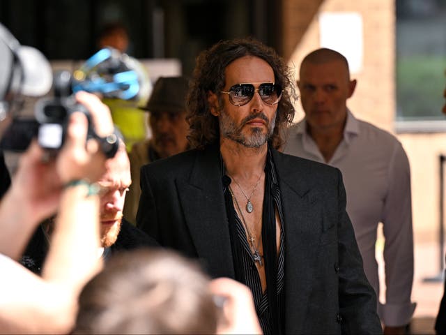 <p>Russell Brand denied five initial charges earlier this year</p>