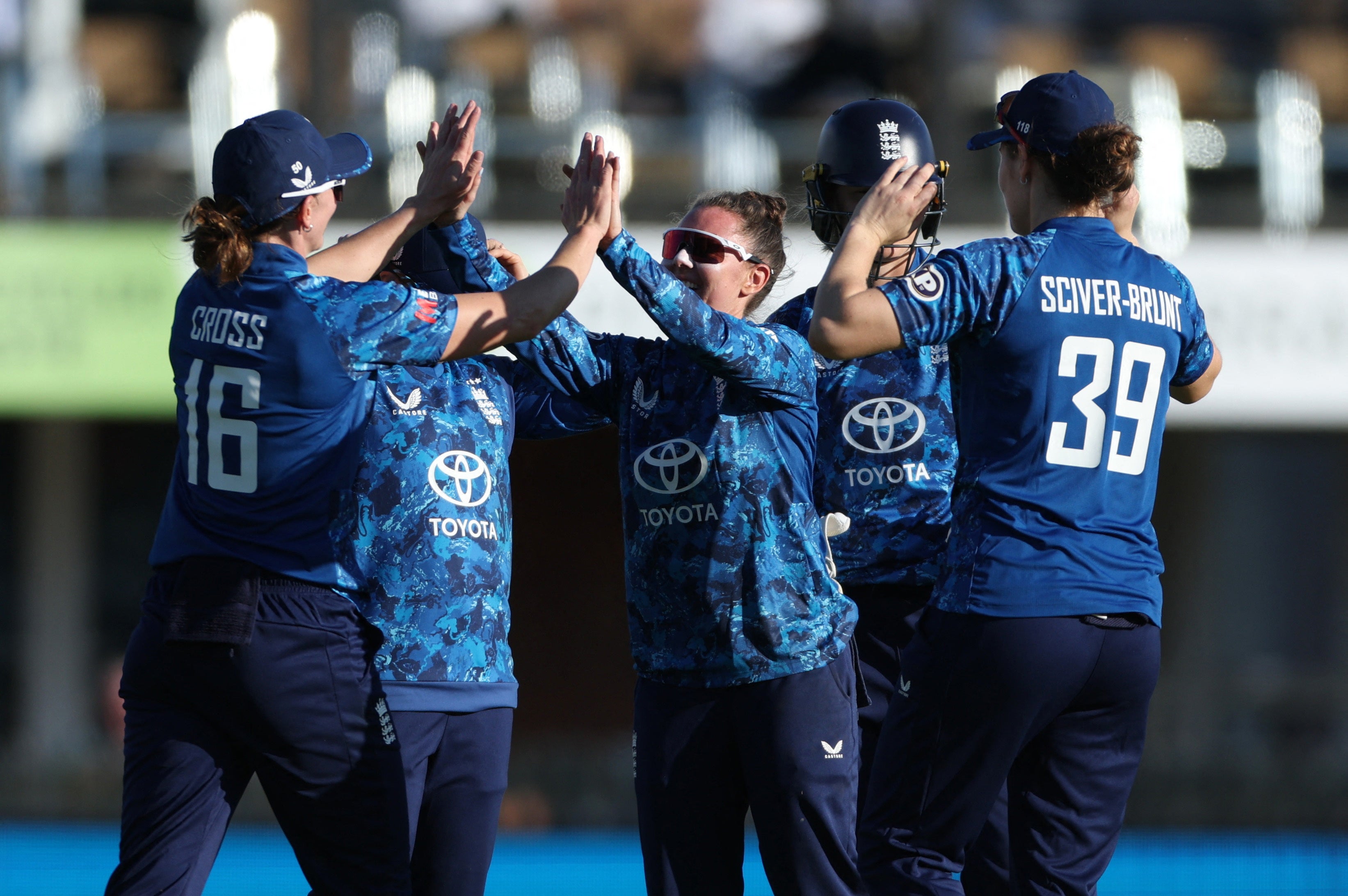 Linsey Smith impressed with the ball after a long wait for an ODI debut